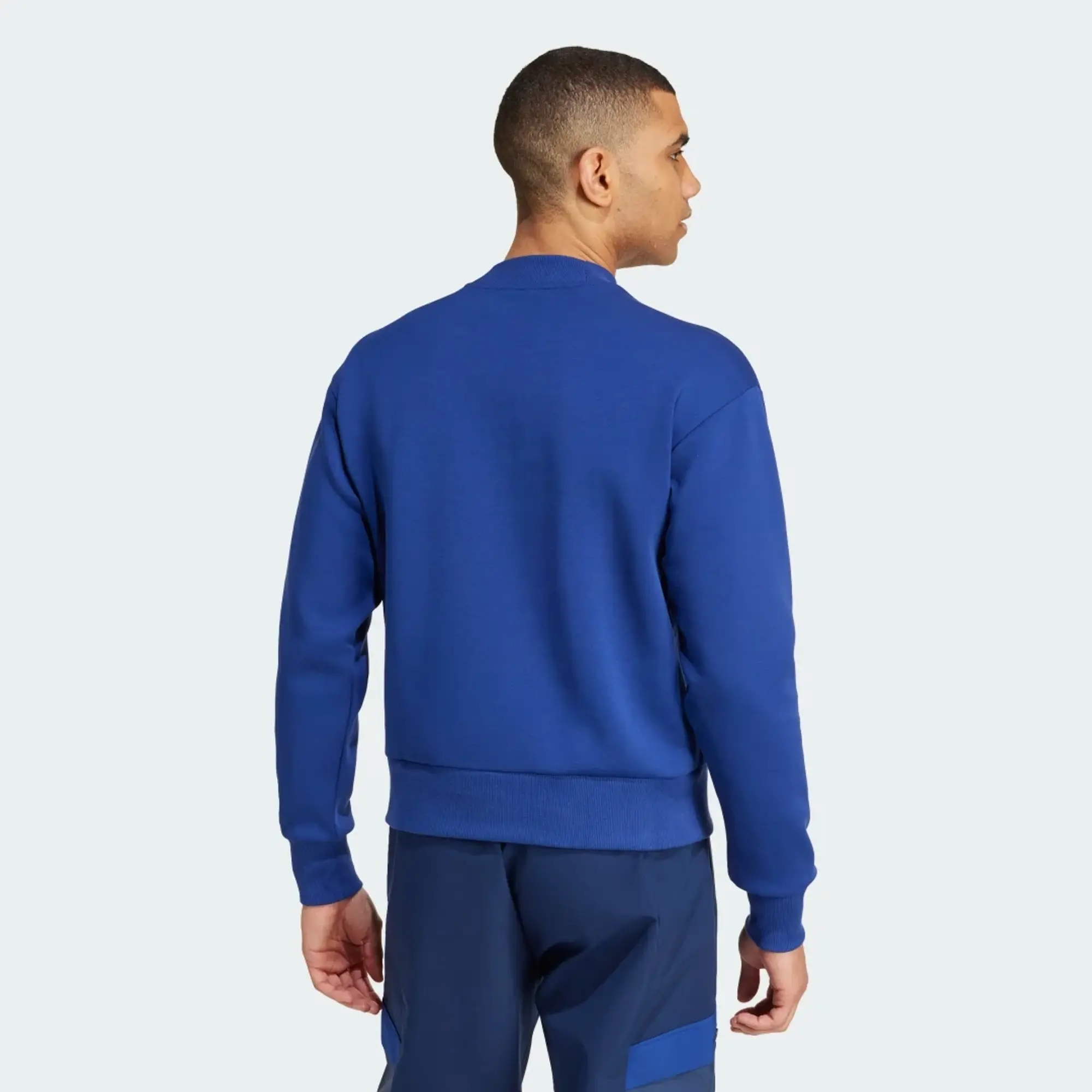 adidas Men Manchester United Seasonal Doubleknit Crew Sweats