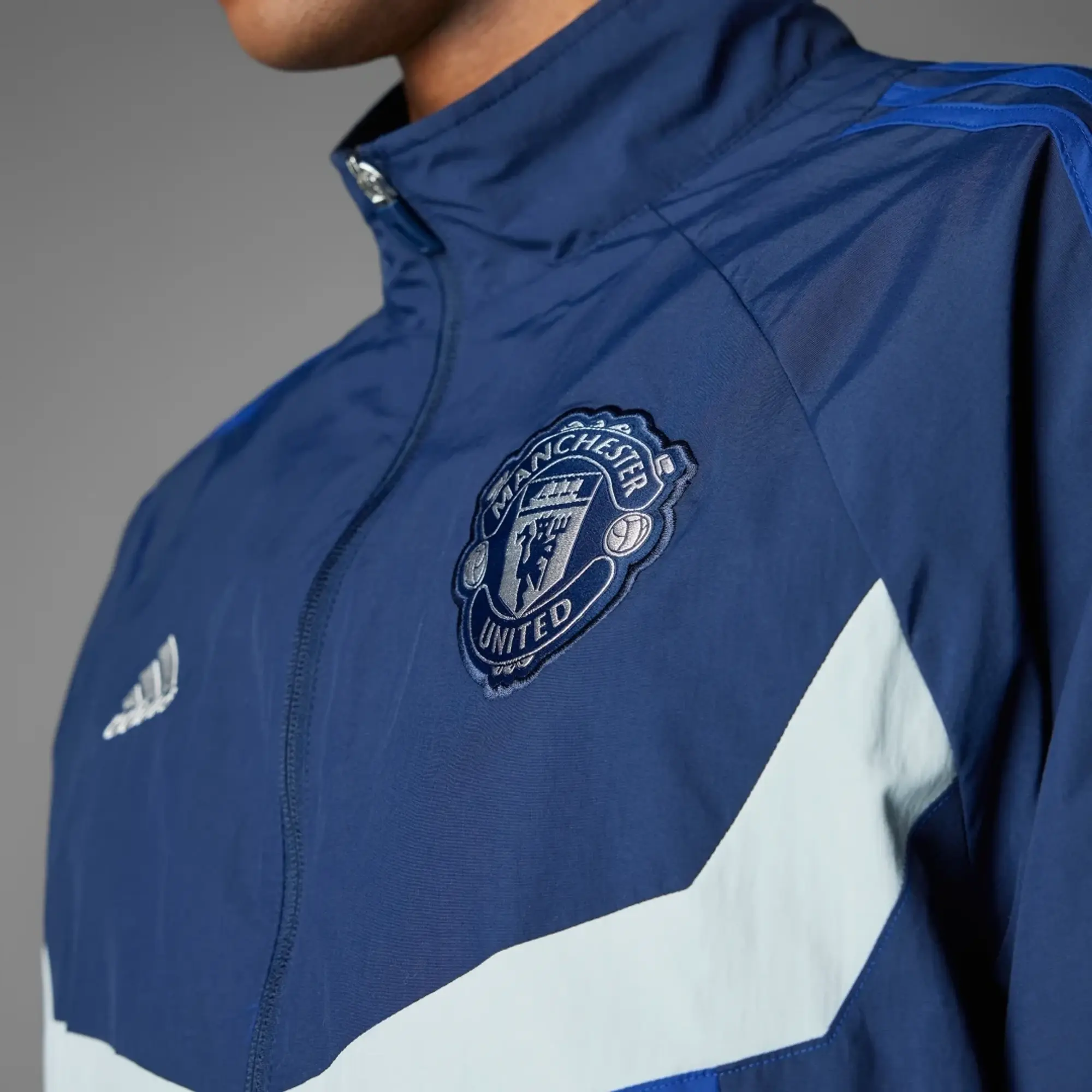 adidas Manchester United Seasonal Track Top Blue