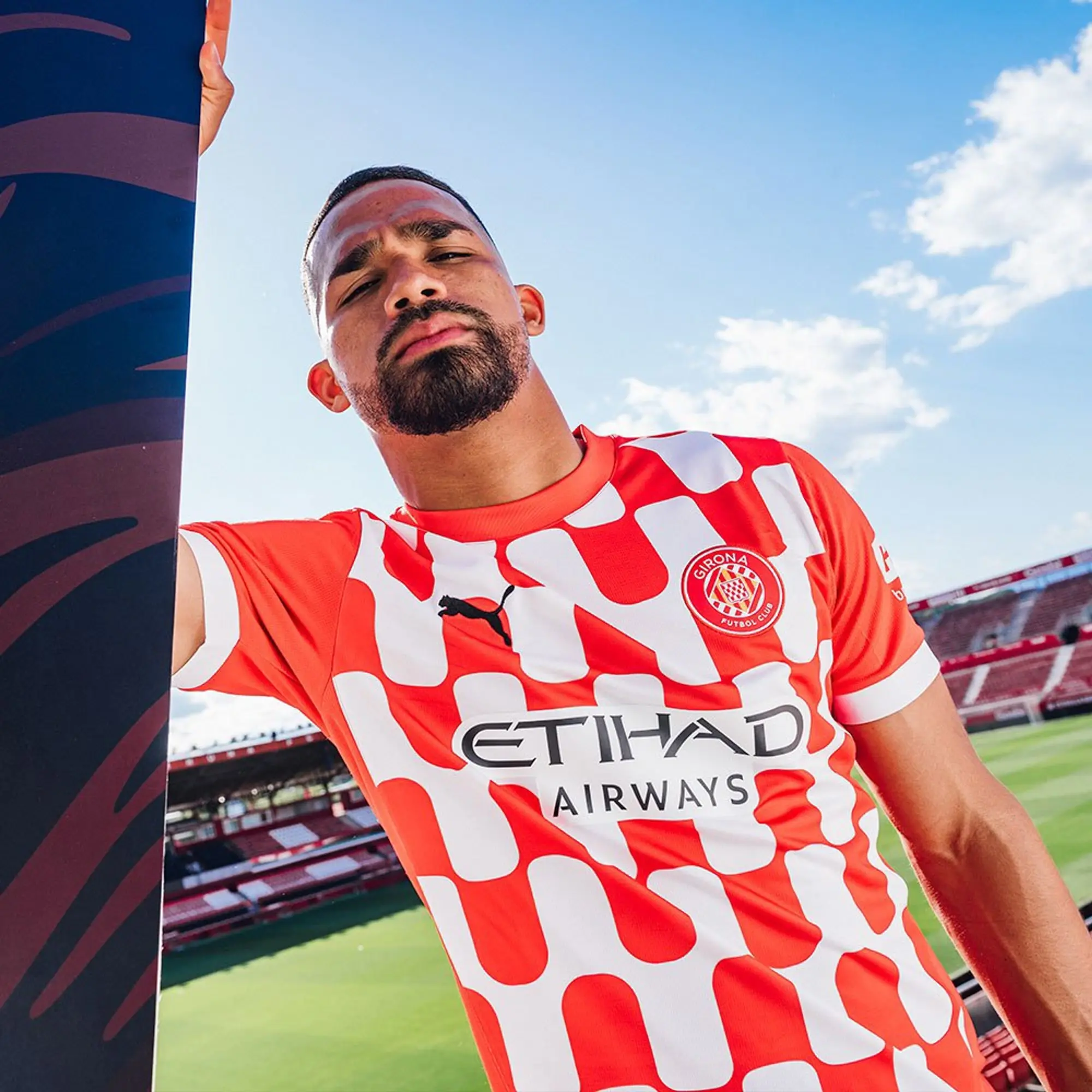 Puma Girona Fc Home 24/25 Short Sleeve T-shirt  - Red