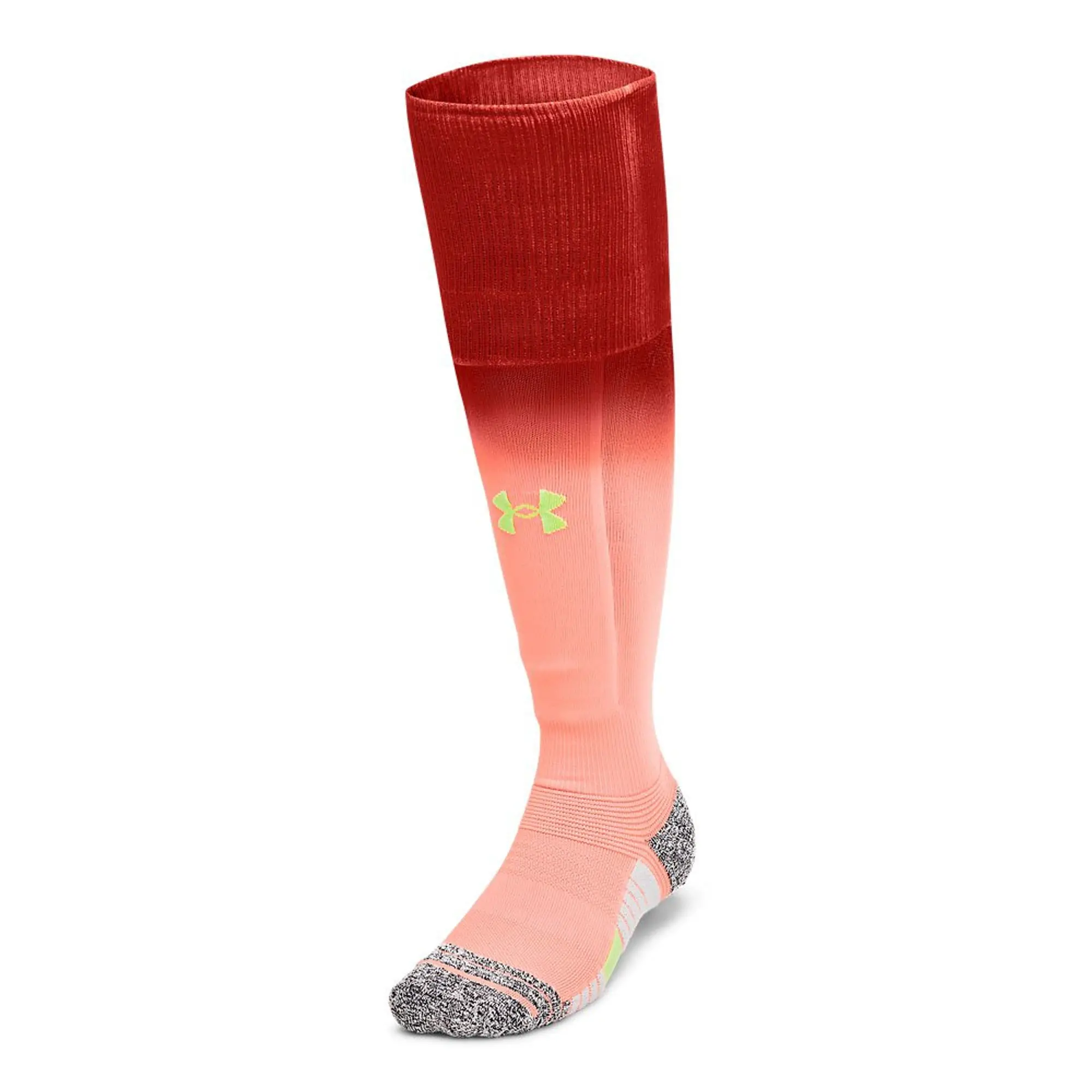 Unisex  Under Armour  Magnetico Pocket Over-The-Calf Socks Flare Orange / Earthen Orange / Morph Green M