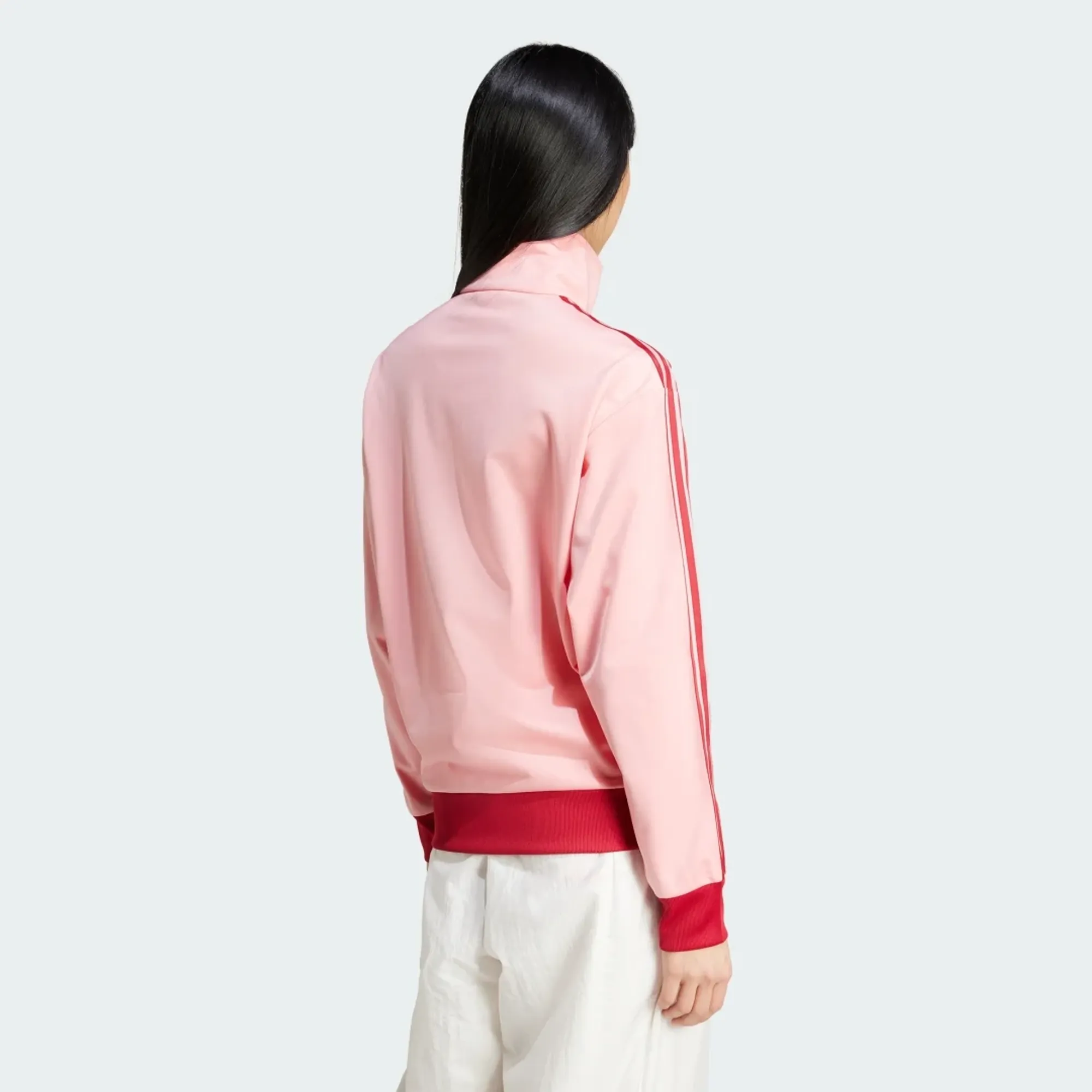 Adidas Originals Firebird Badge Track Top In Pink | IZ2668 | FOOTY.COM