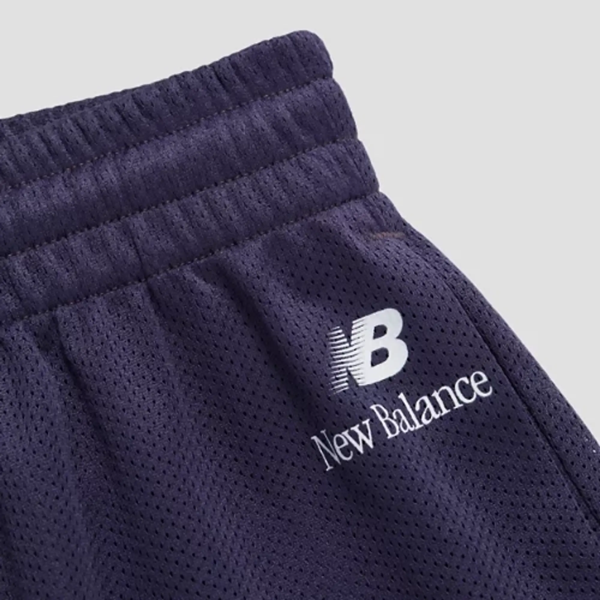 New Balance Men's MADE in USA Mesh Short in Purple Poly Knit