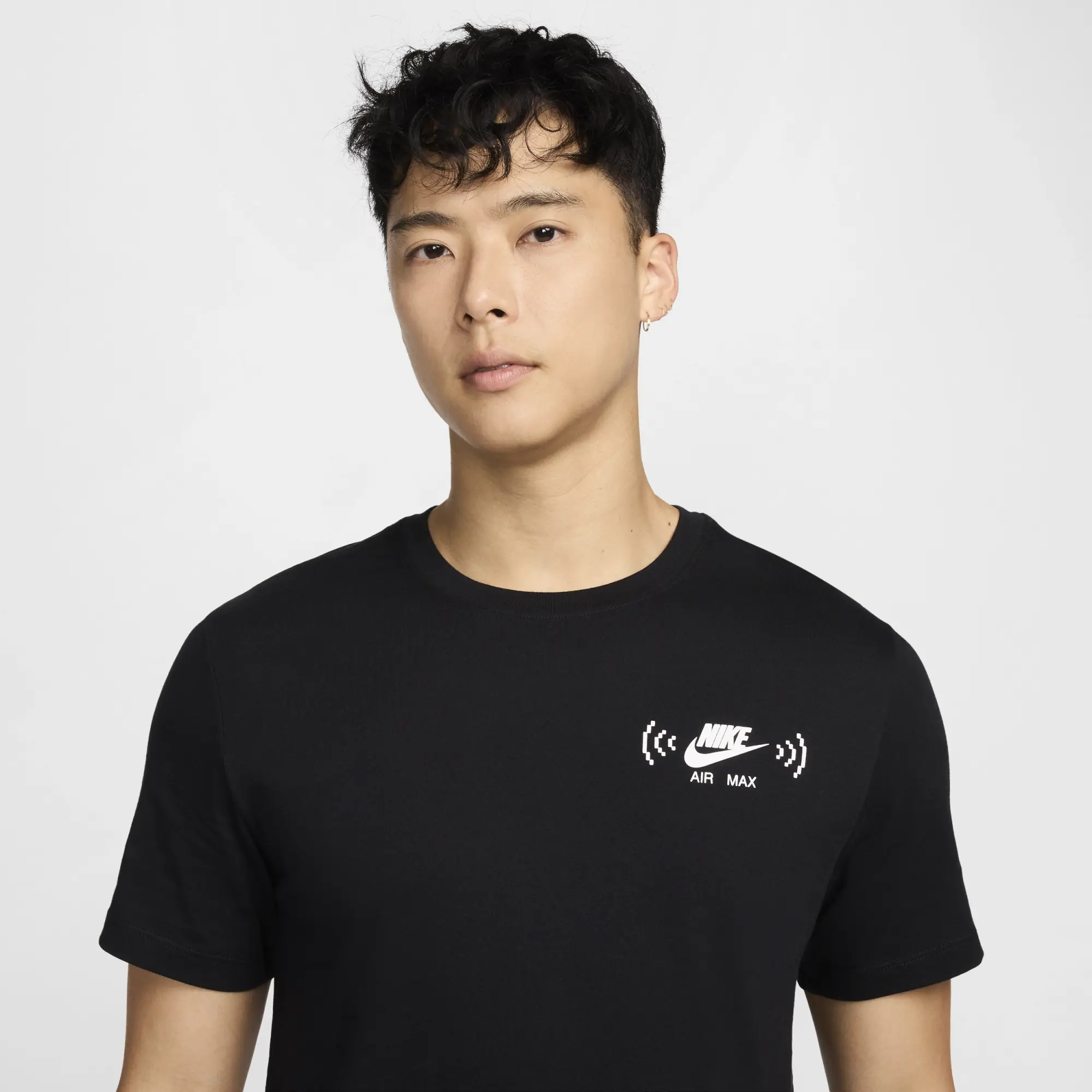 Nike Swoosh FM LBR T-Shirt - Black - Size L - Black