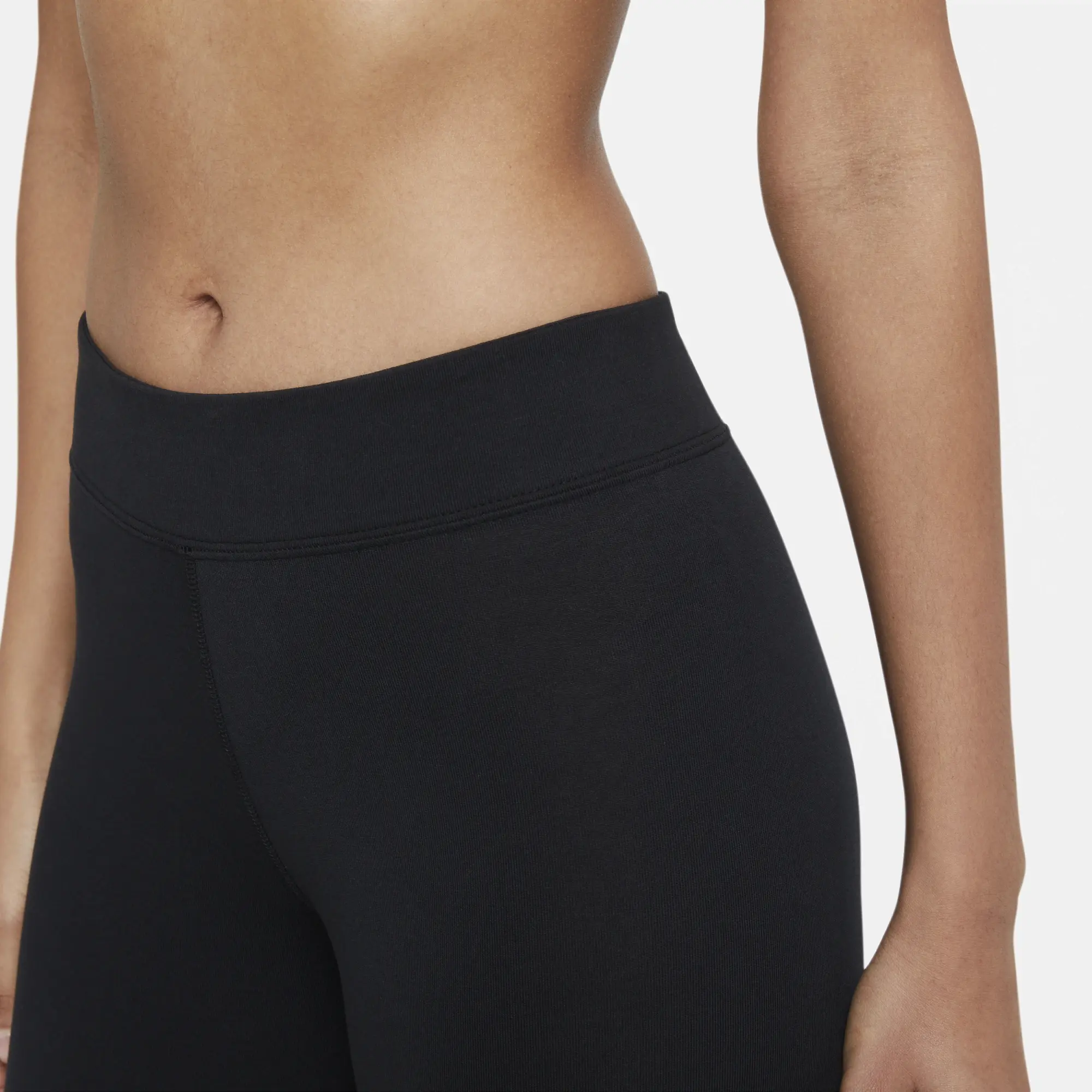 Nike Essentials Mid Rise Leggings In Black