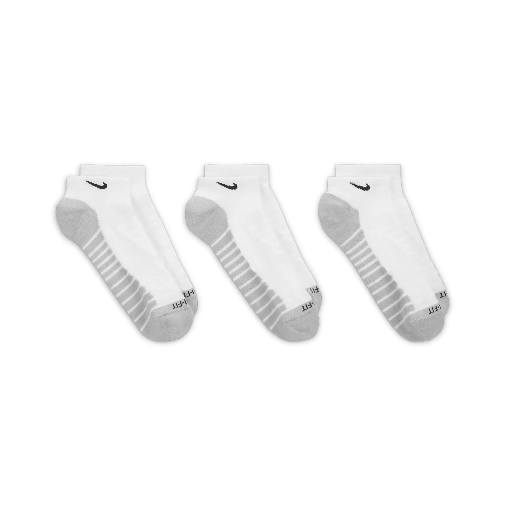 Nike white & grey everyday max cushioned socks