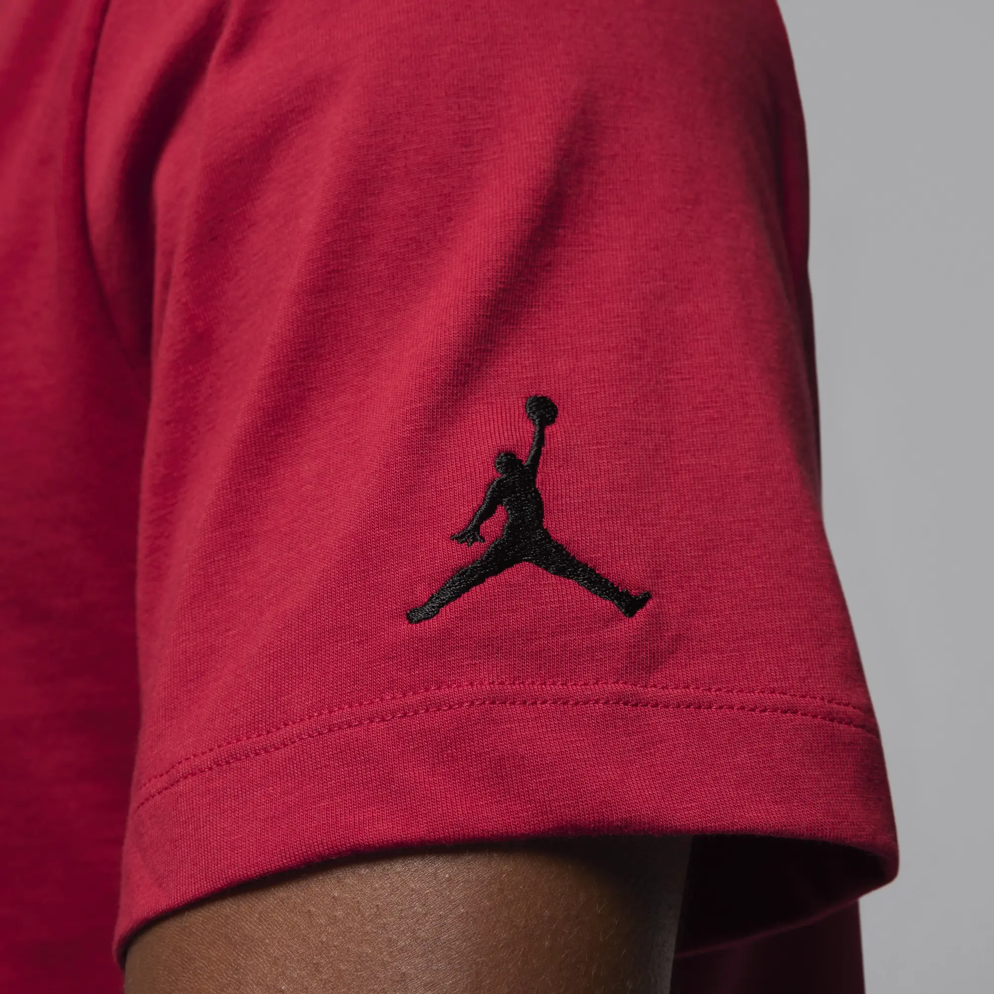 Nike Jordan Air Men's T-Shirt - Red - Cotton