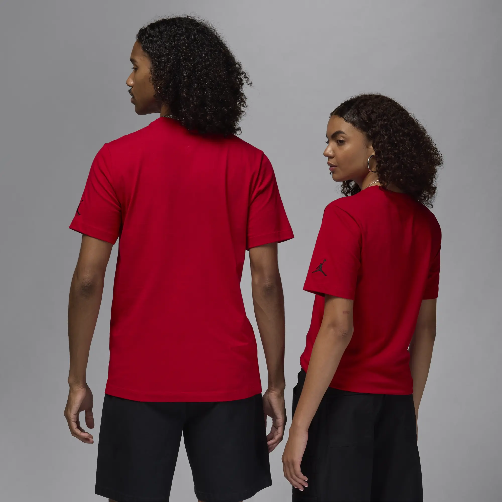 Nike Jordan Air Men's T-Shirt - Red - Cotton