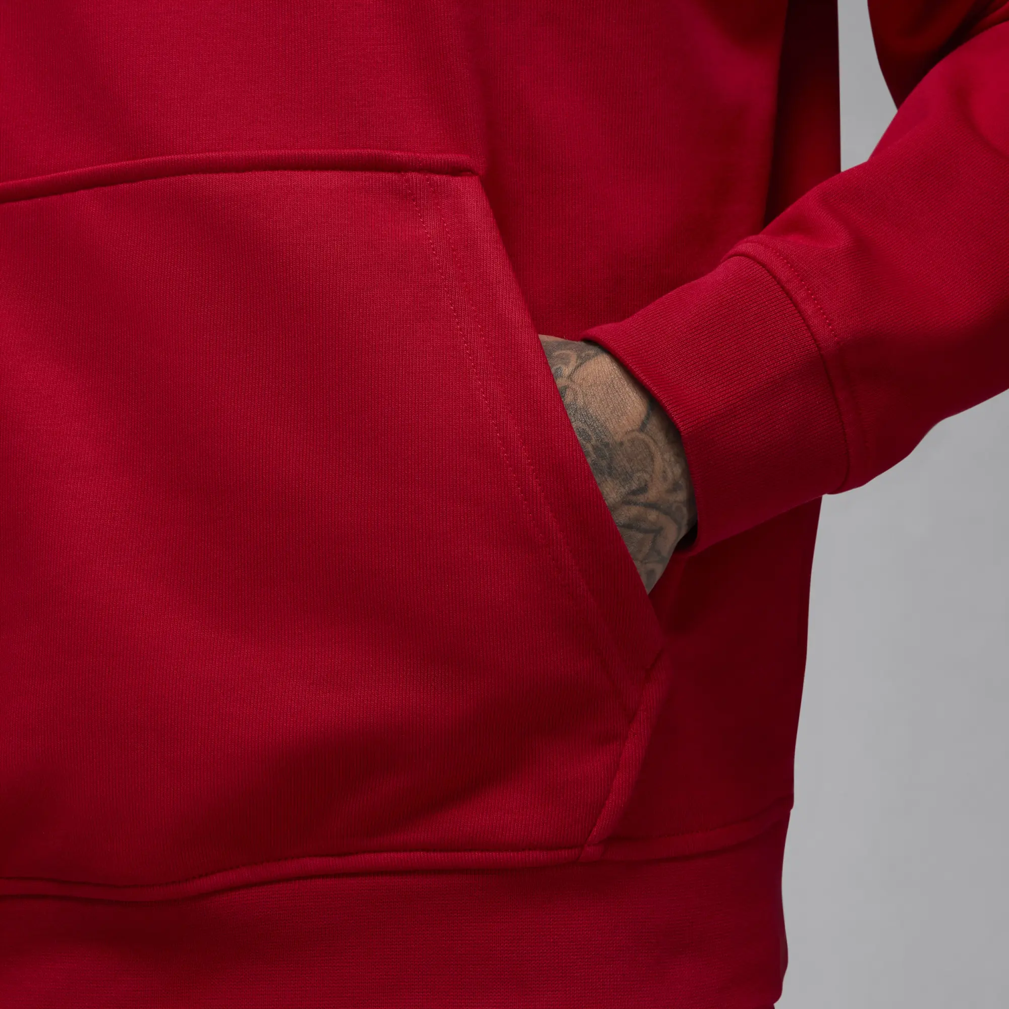 Nike Jordan Sport Crossover Men's Dri-FIT Pullover Hoodie - Red - Cotton/Polyester