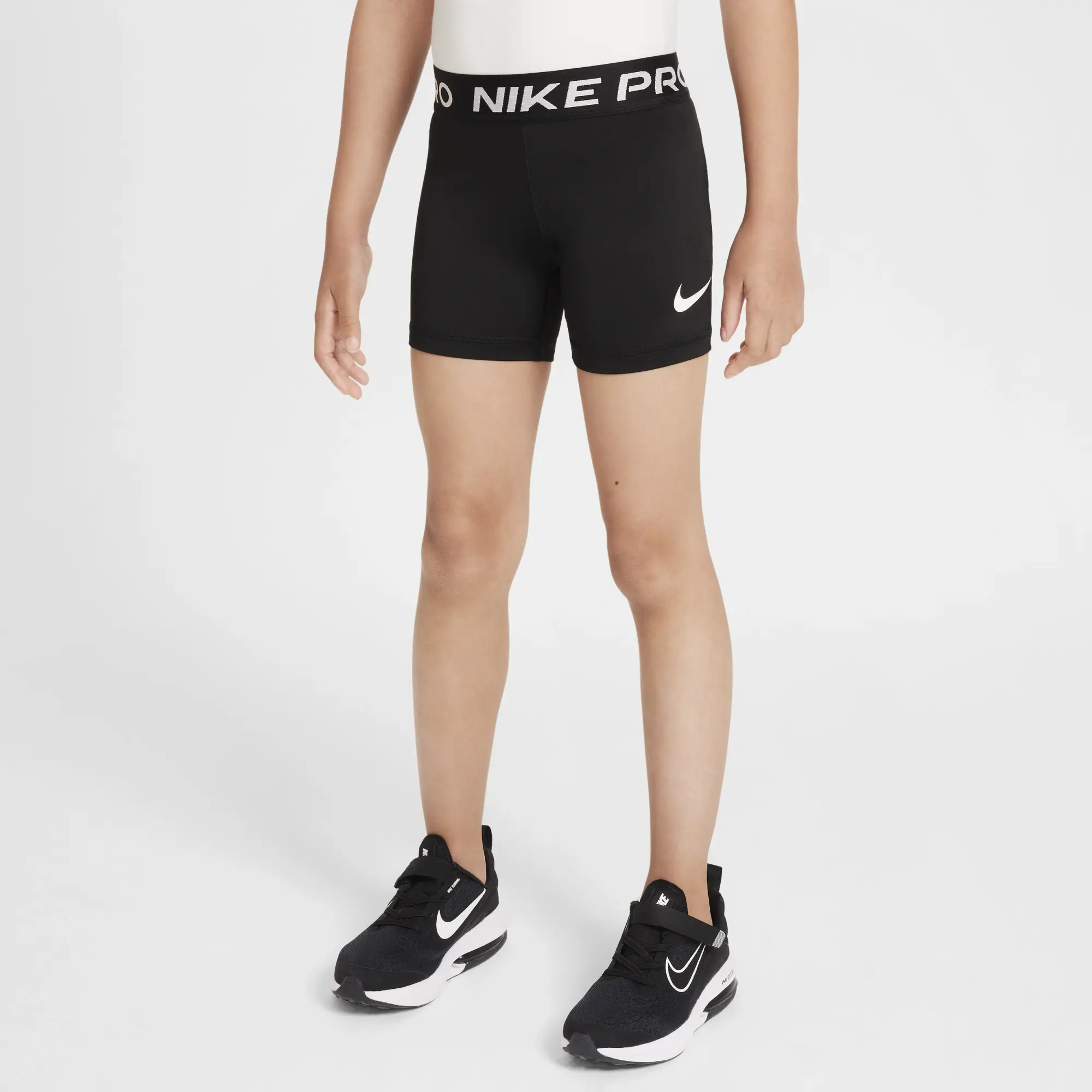 Nike Dri-FIT Pro Younger Kids' Shorts - Black - Recycled Polyester
