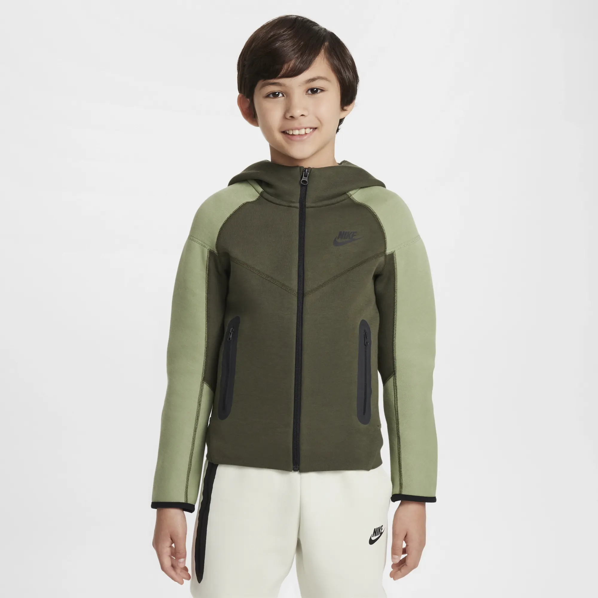 Nike Sportswear Older Kids Tech Fleece Full Zip Hoodie 8 15Y