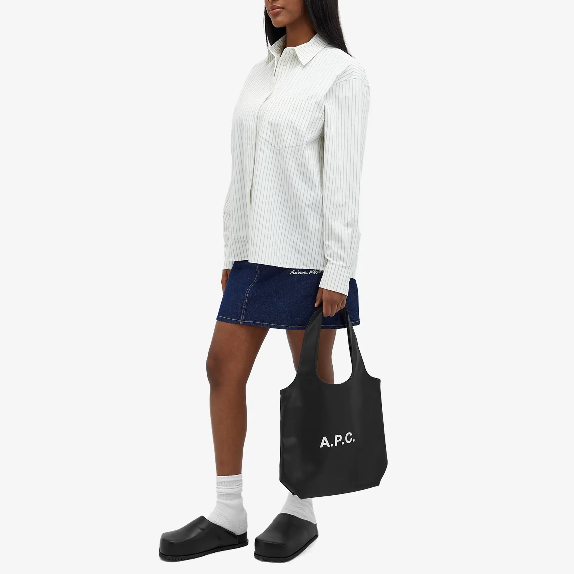 A.P.C. Women's Ninon Small Tote Bag Black