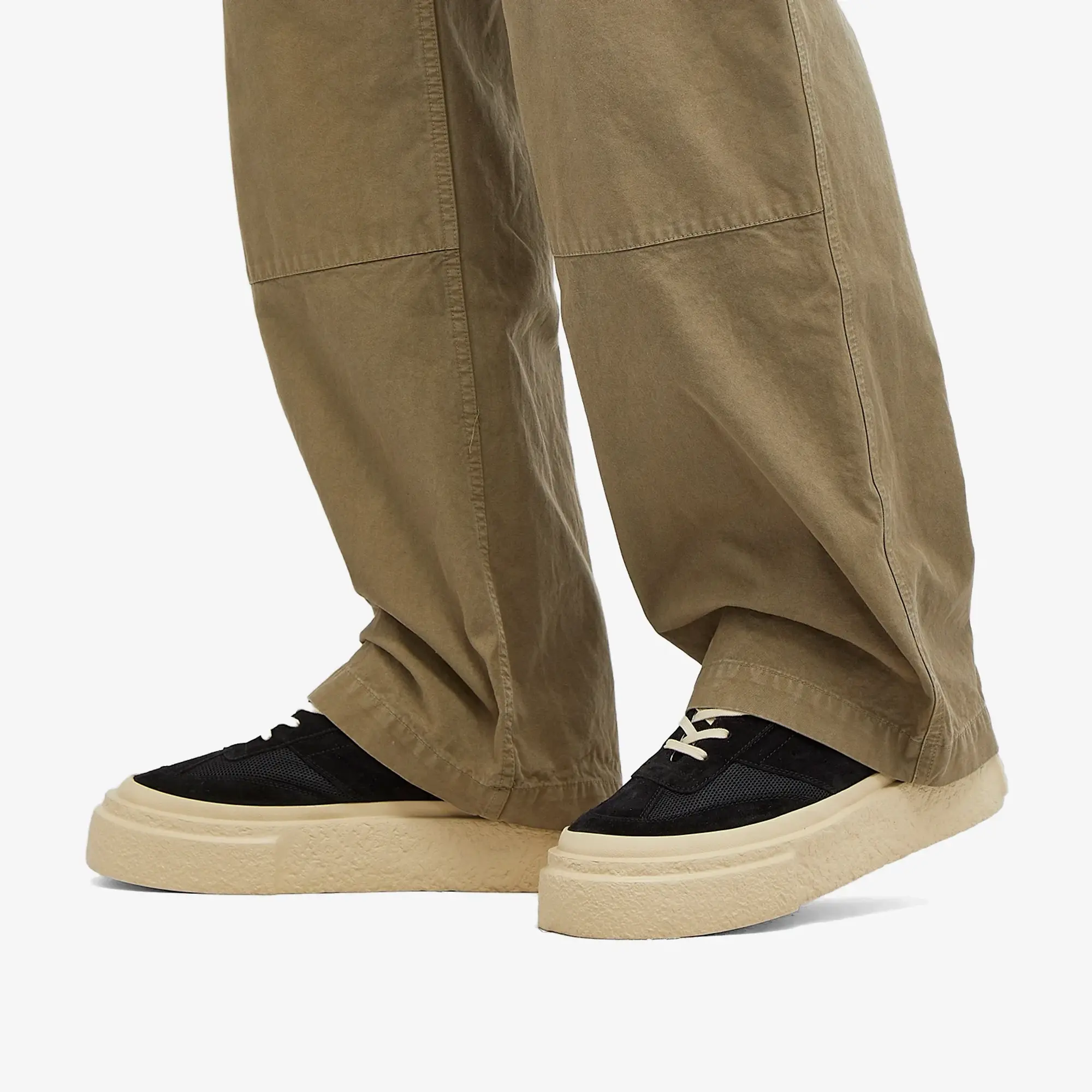 MM6 Maison Margiela Men's Oversized Sole Sneaker Black