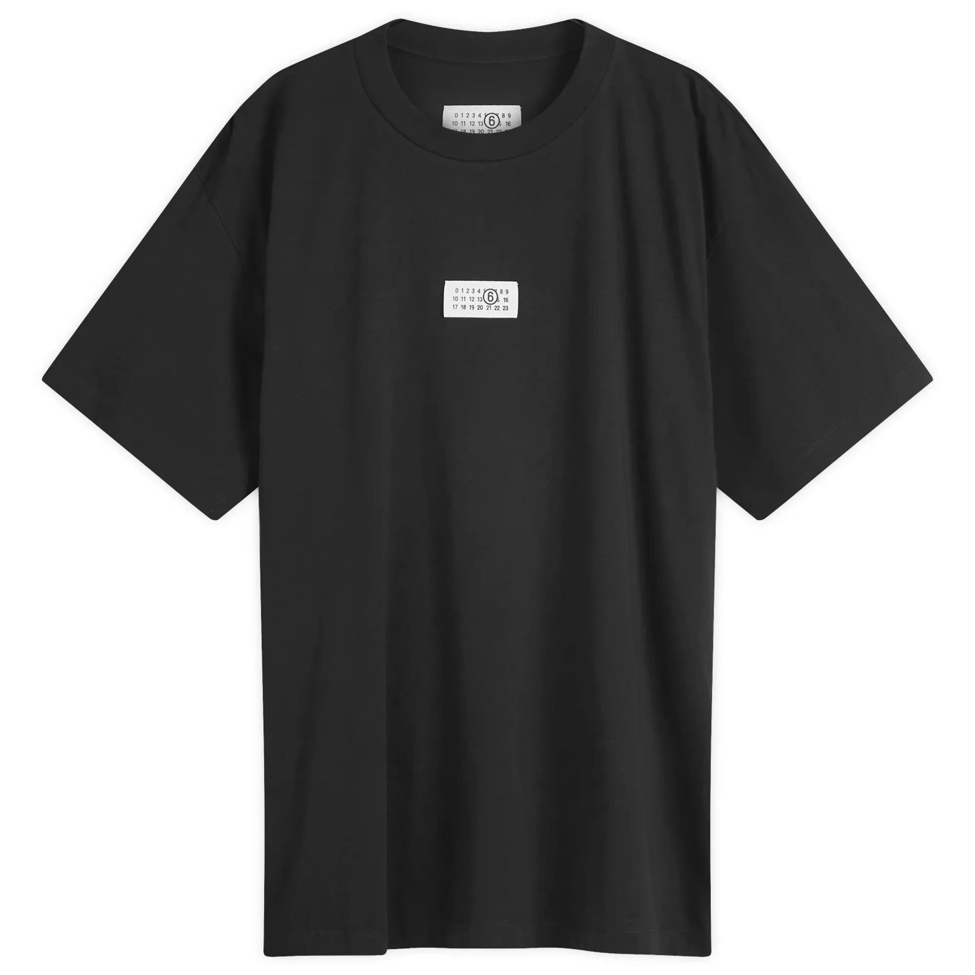 MM6 Maison Margiela Men's Number Label T-Shirt Black