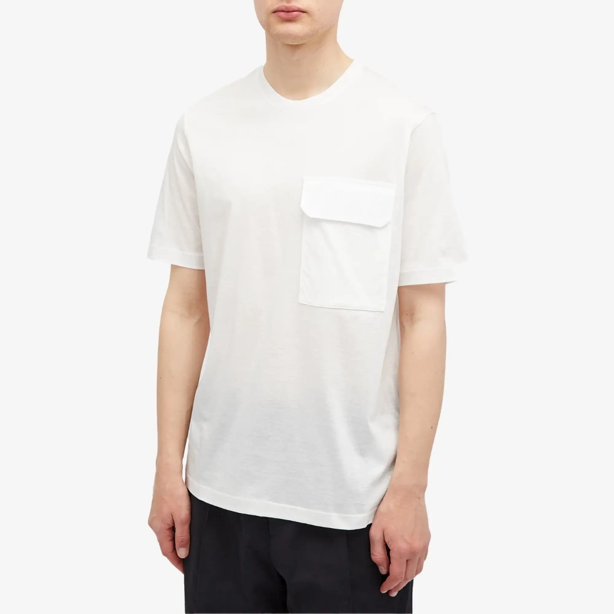 Jil Sander Men's Chest Pocket T-Shirt Piuma