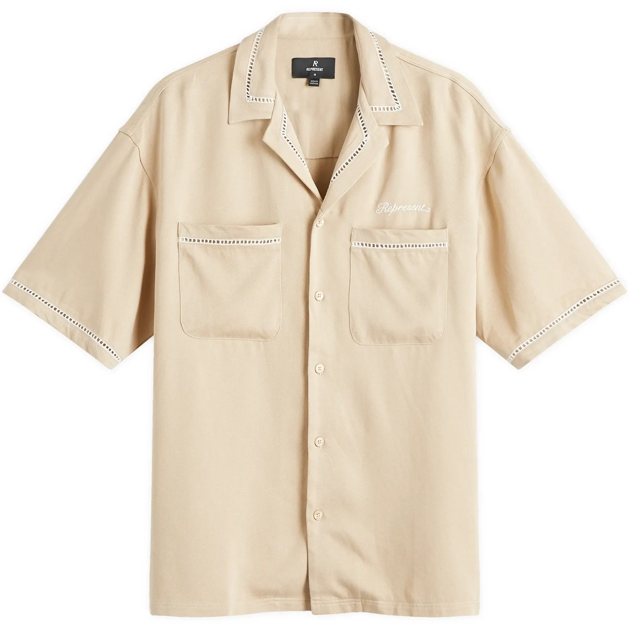 Represent Men's Resort Shirt Latte