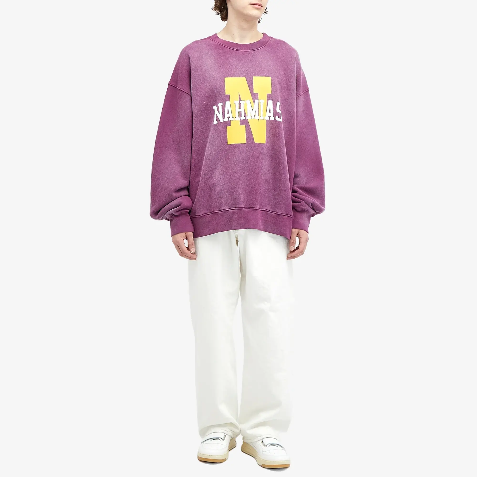 Nahmias Men's Teams Sweatshirt Sunfade Plum