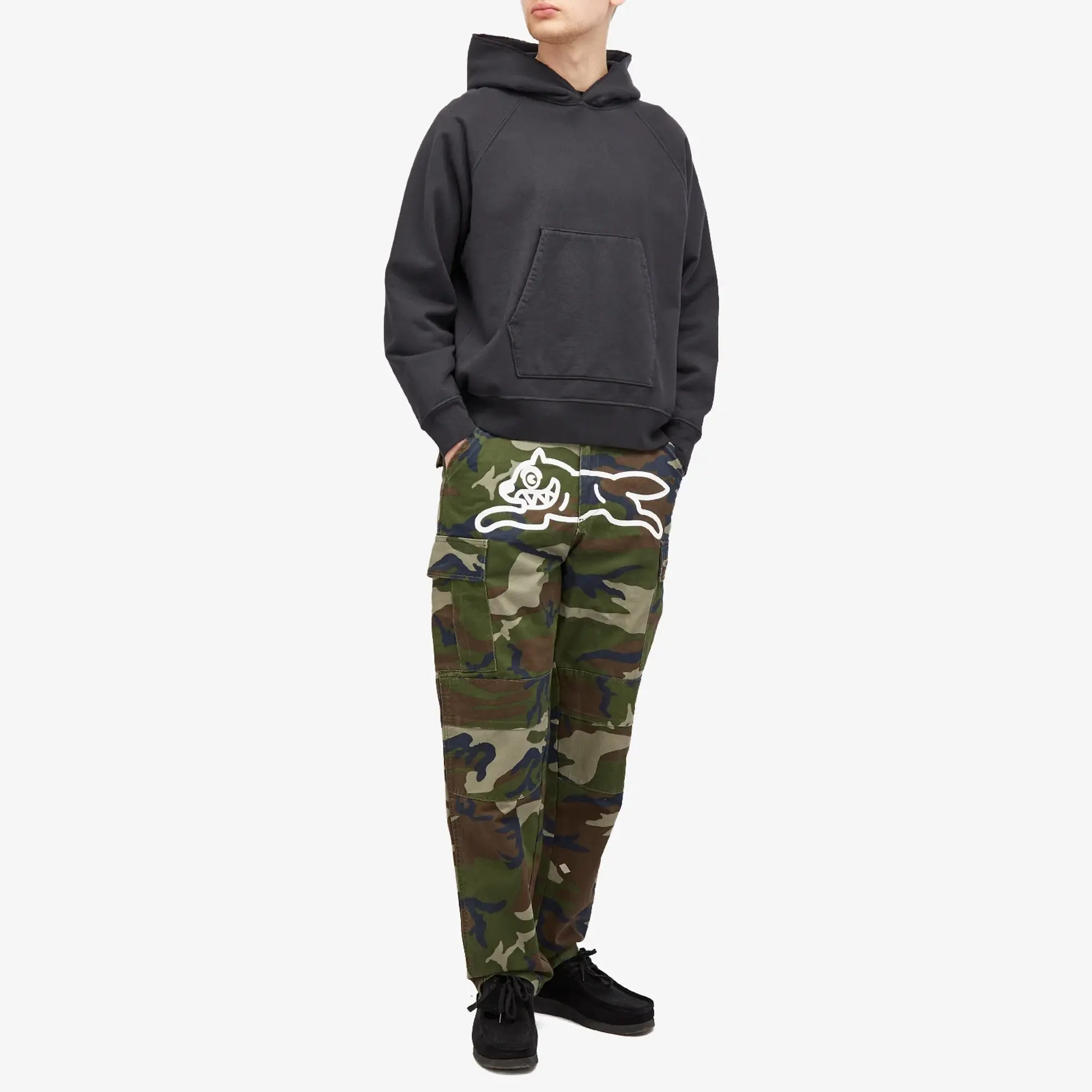 ICECREAM Men's Running Dog Camo Cargo Pants