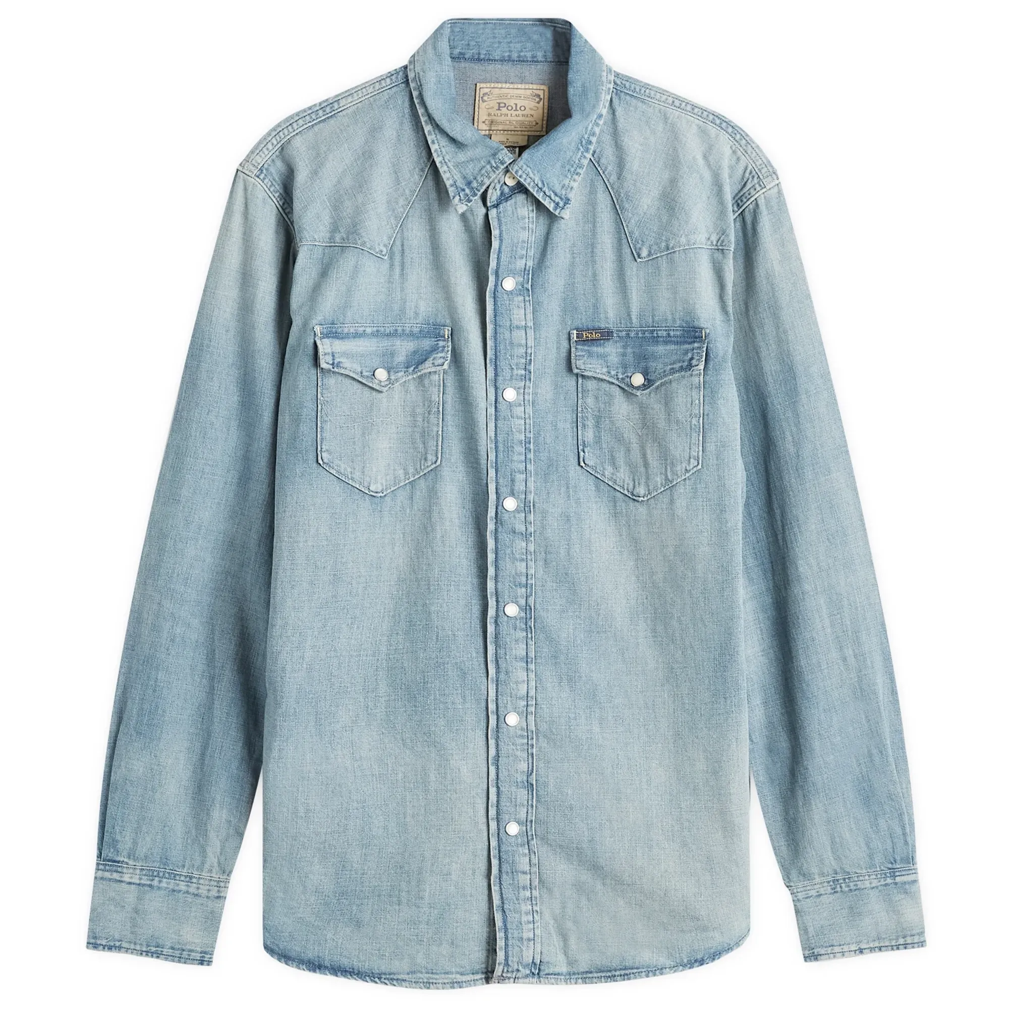 Polo Ralph Lauren Men's Icon Denim Shirt Rl Western