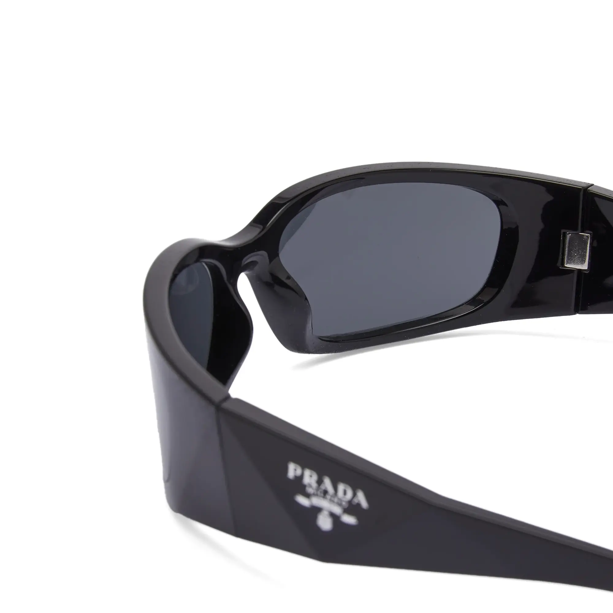 Prada Eyewear Men's A19S Sunglasses Black/Dark Grey