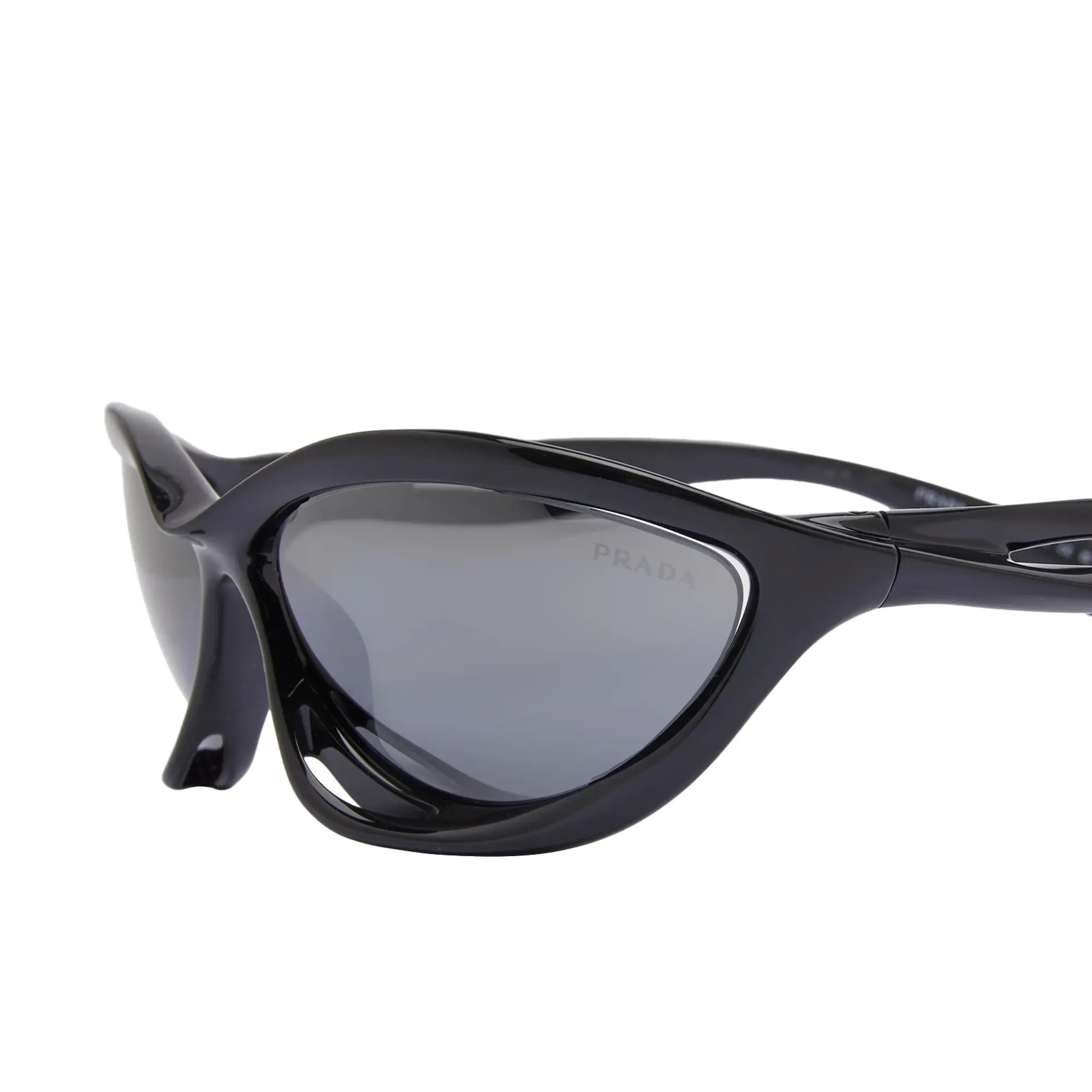 Prada Eyewear Men's A26S Sunglasses Black/Grey