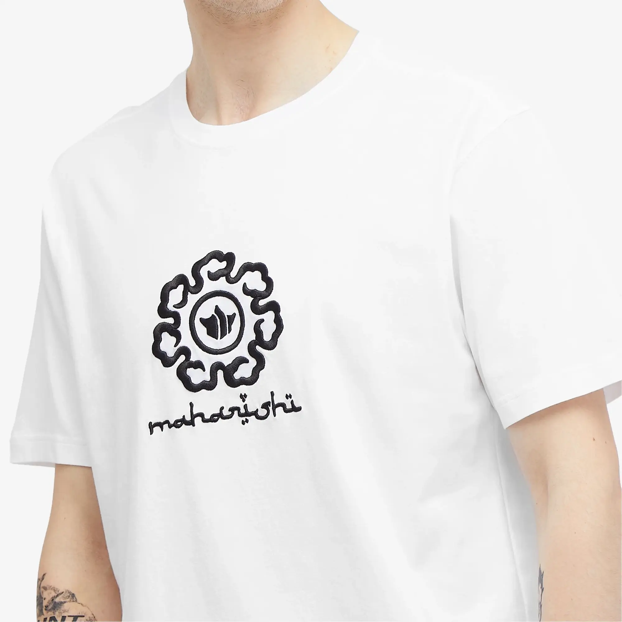 Maharishi Men's Spiral Temple T-Shirt White