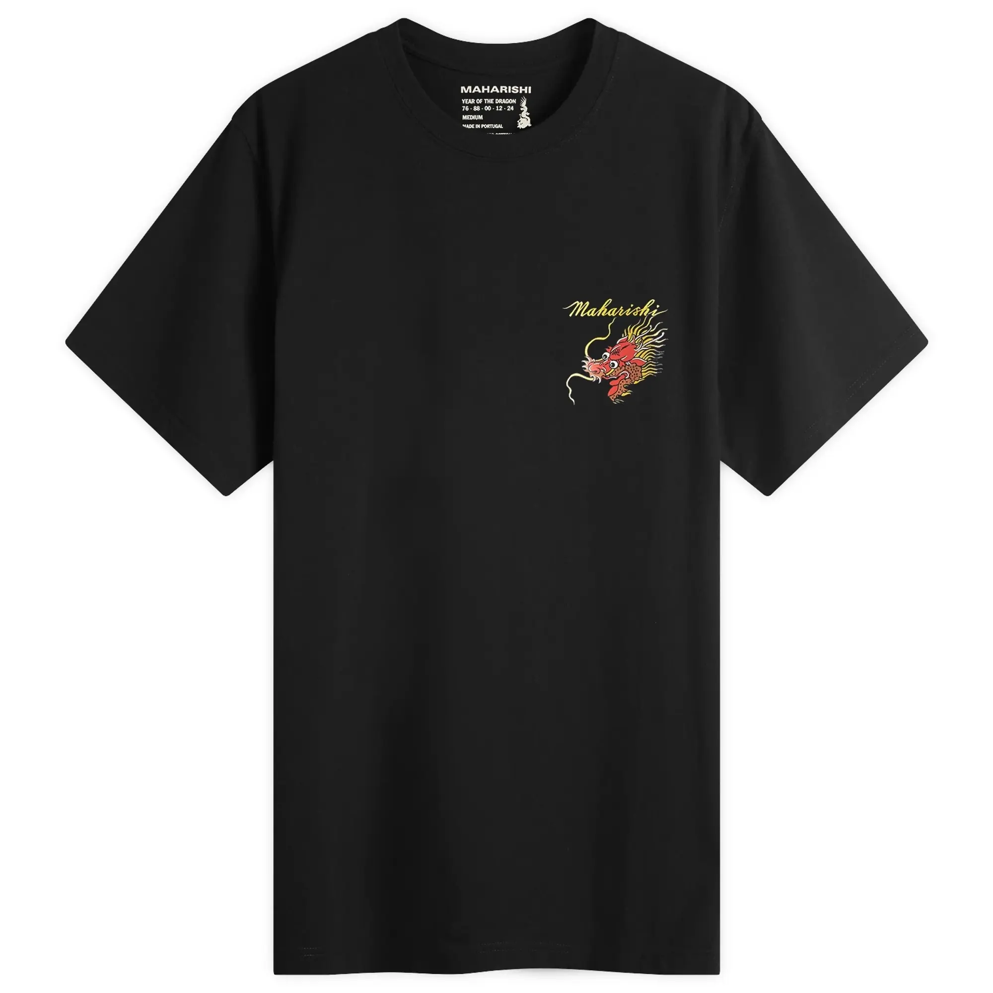 Maharishi Dragon Map T-Shirt - Black