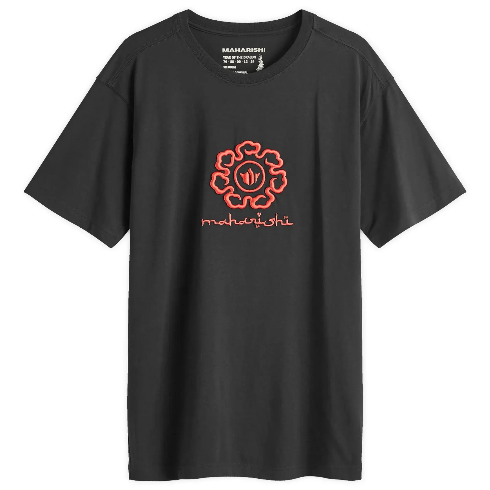 Maharishi Men's Spiral Temple T-Shirt Black