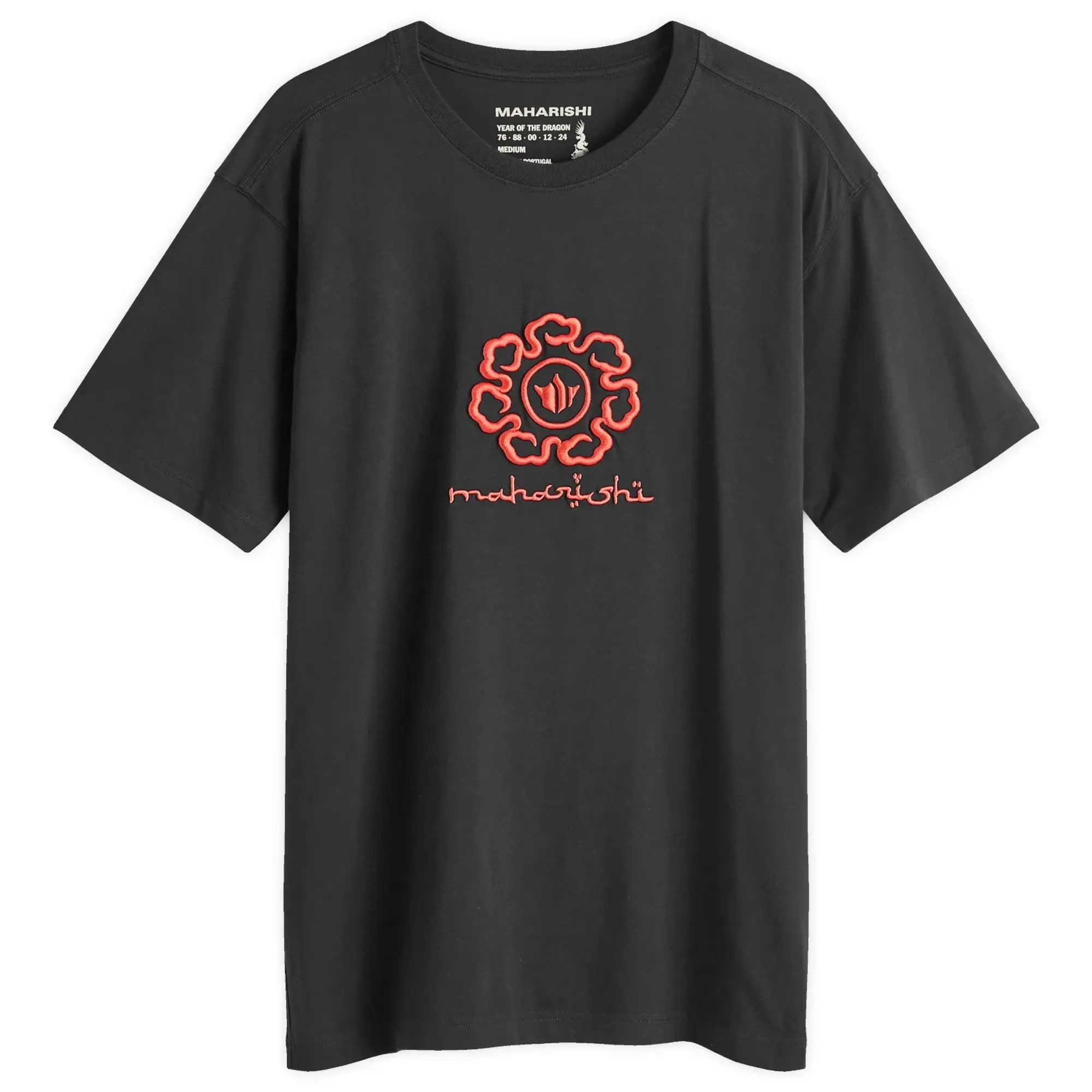 Maharishi Men's Spiral Temple T-Shirt Black