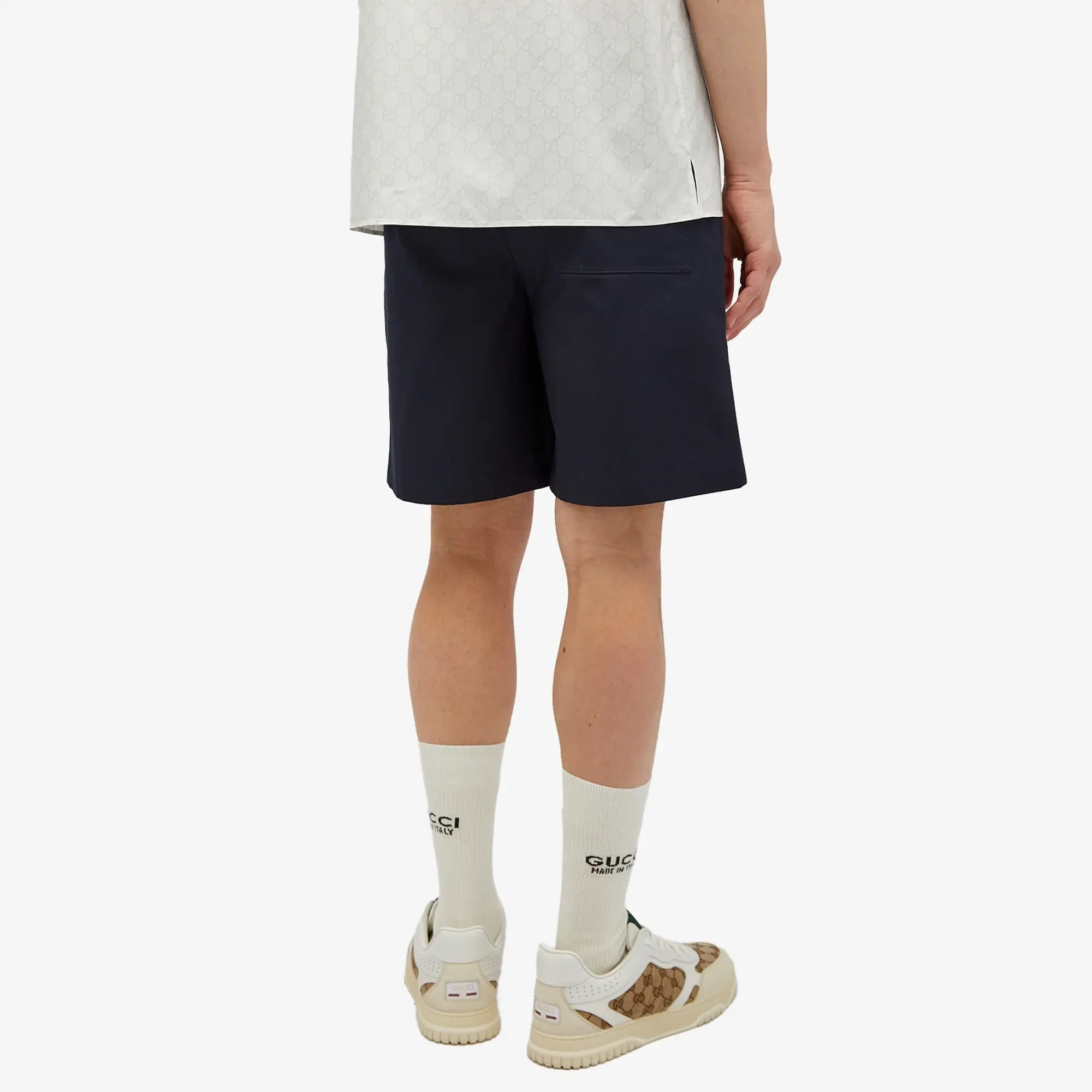 Gucci Men's GRG Tape Shorts Ink