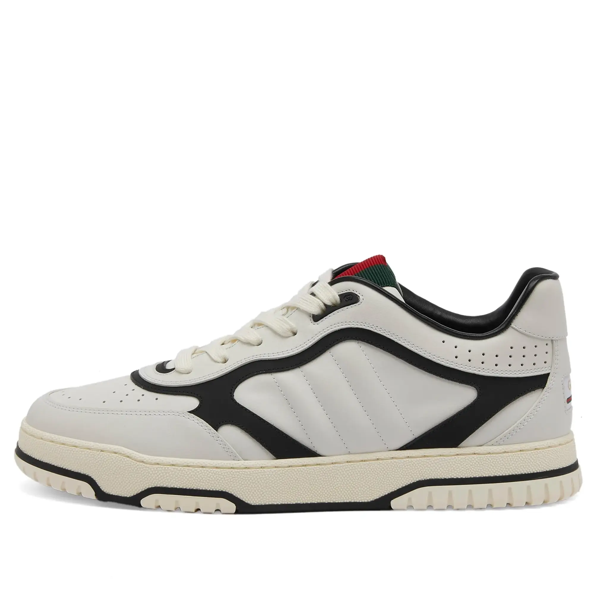 Gucci Men's Re-Web Sneaker White/Black