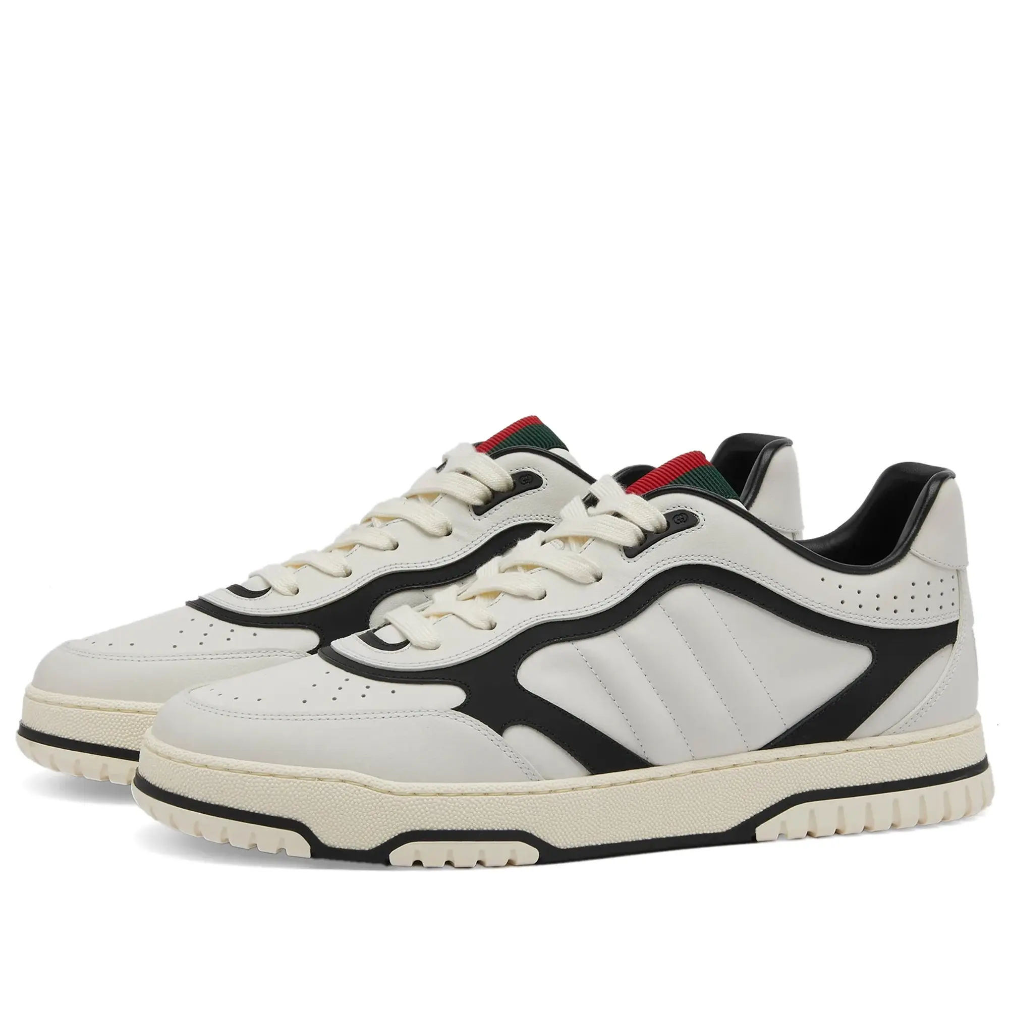 Gucci Men's Re-Web Sneaker White/Black