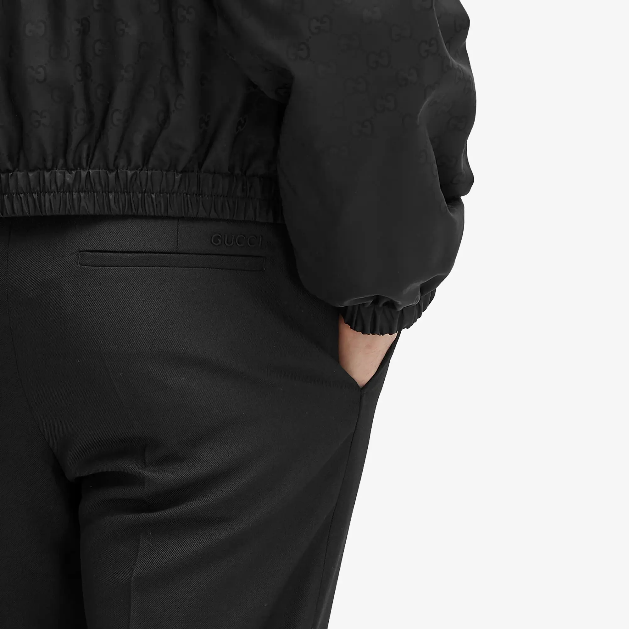 Gucci Men's Wool Trousers Black