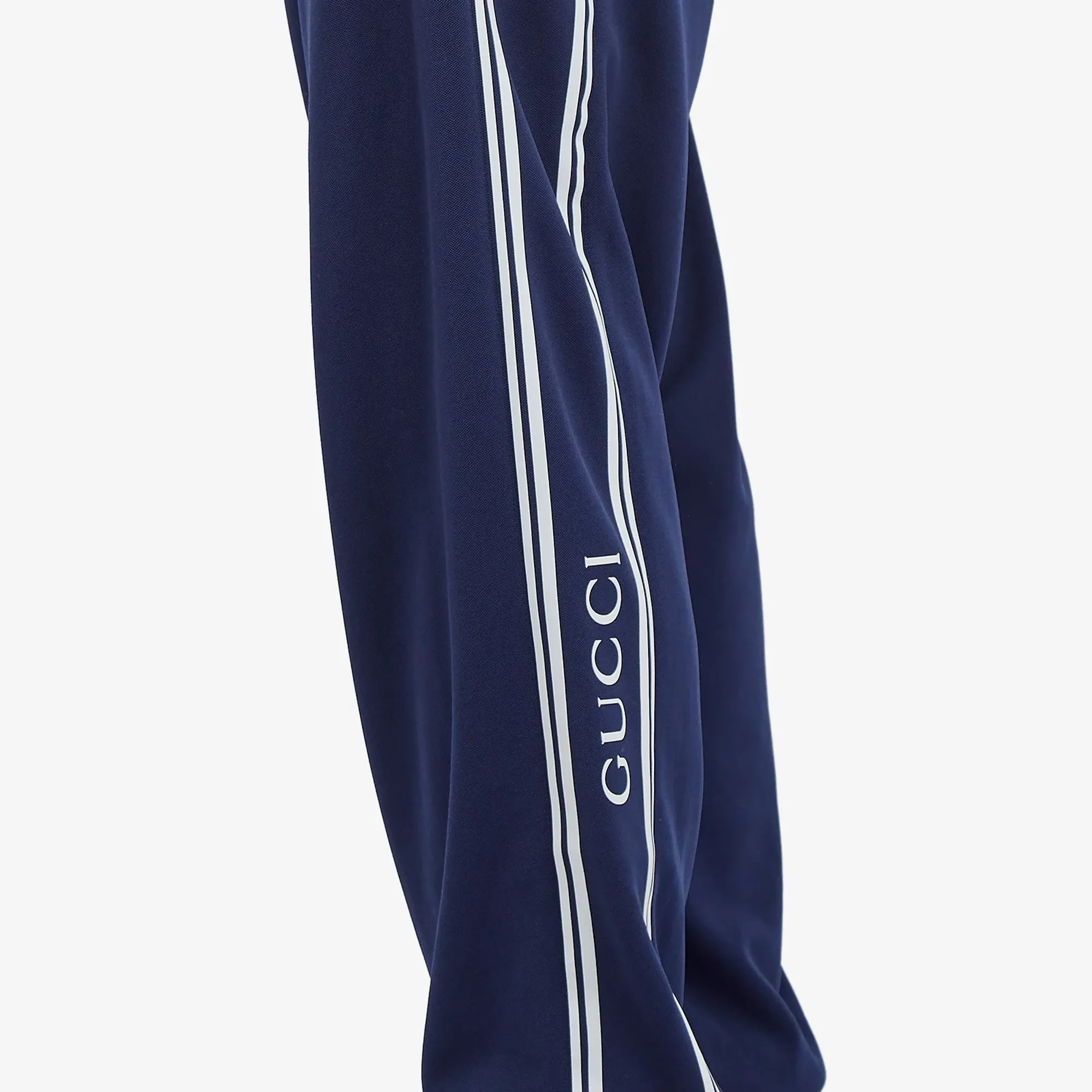 Gucci Men's Tape Track Pants Navy | 787942-XJGJ5-1010 | FOOTY.COM