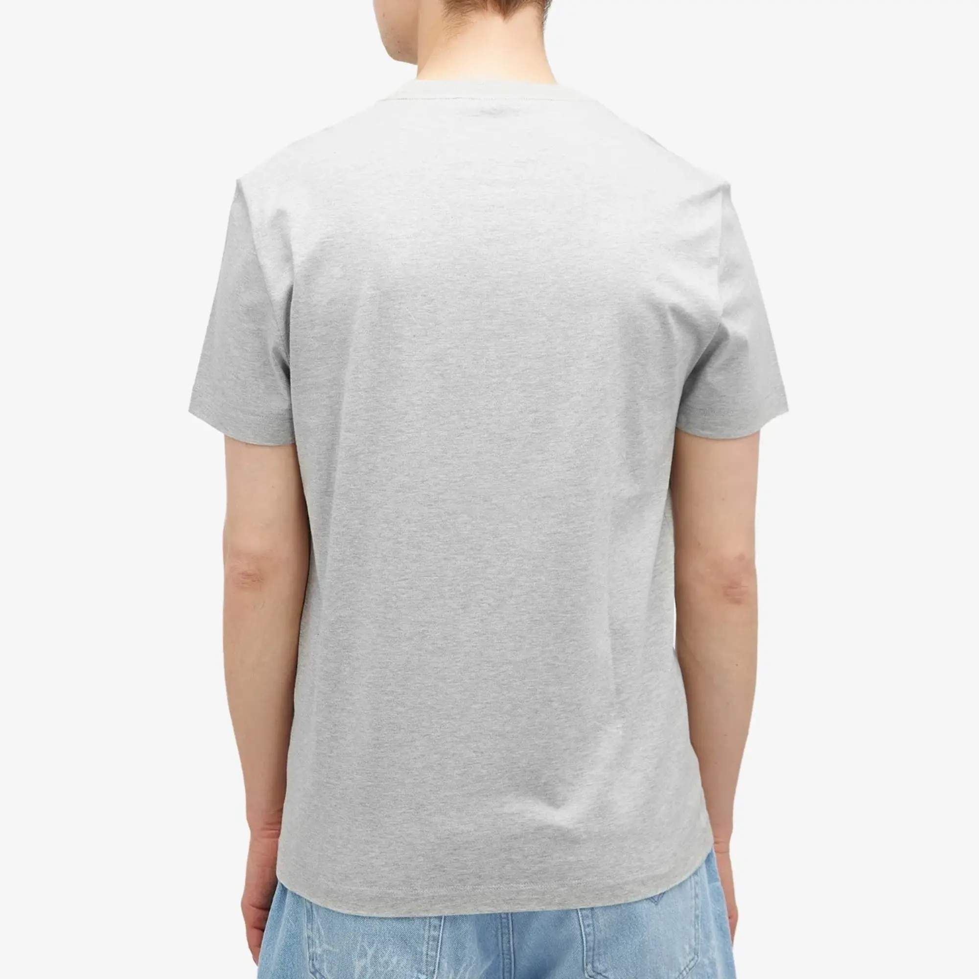 Versace Men's Logo T Shirt Light Grey