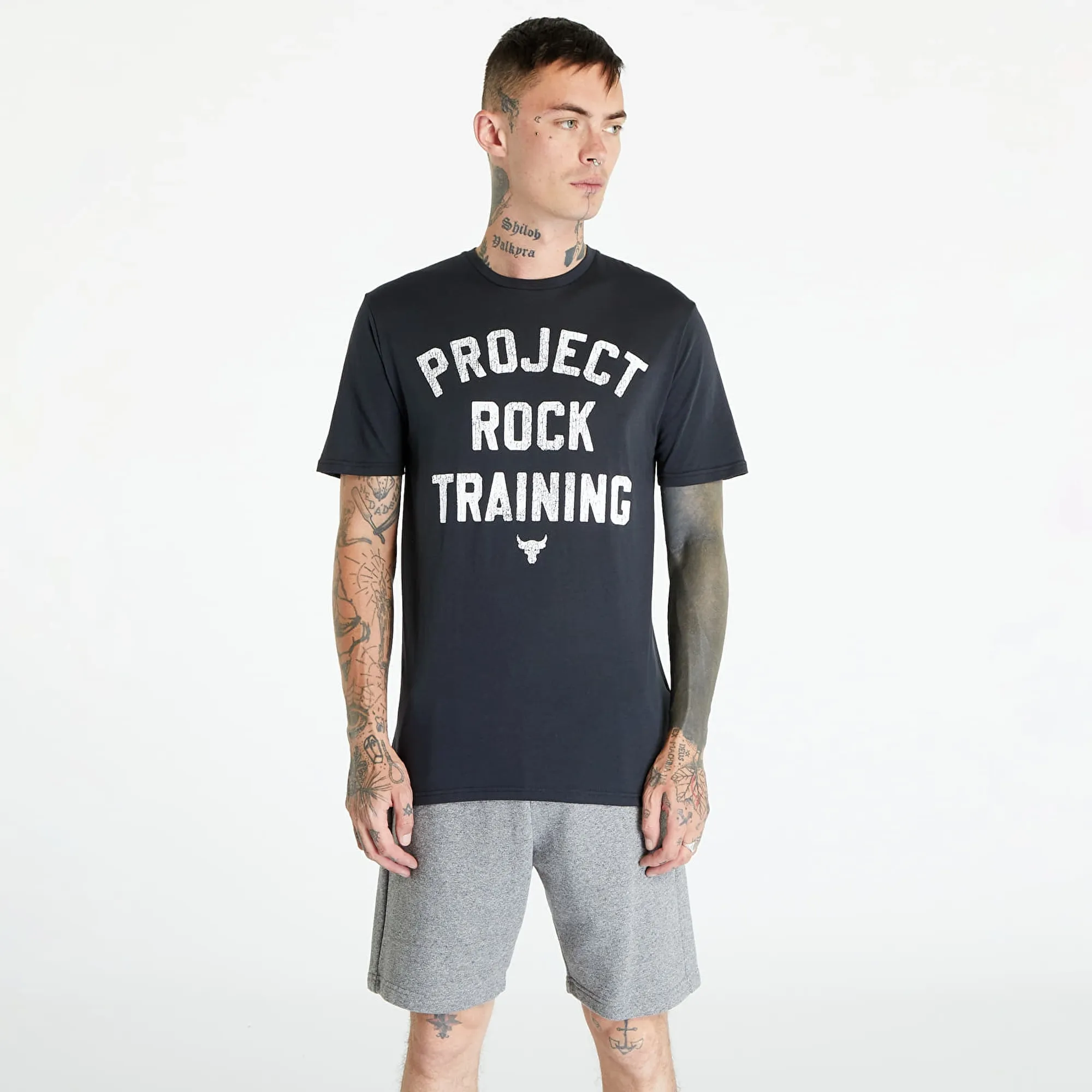 Under Armour Armour Ua Pjt Rock Training Ss T-Shirt Mens - Black