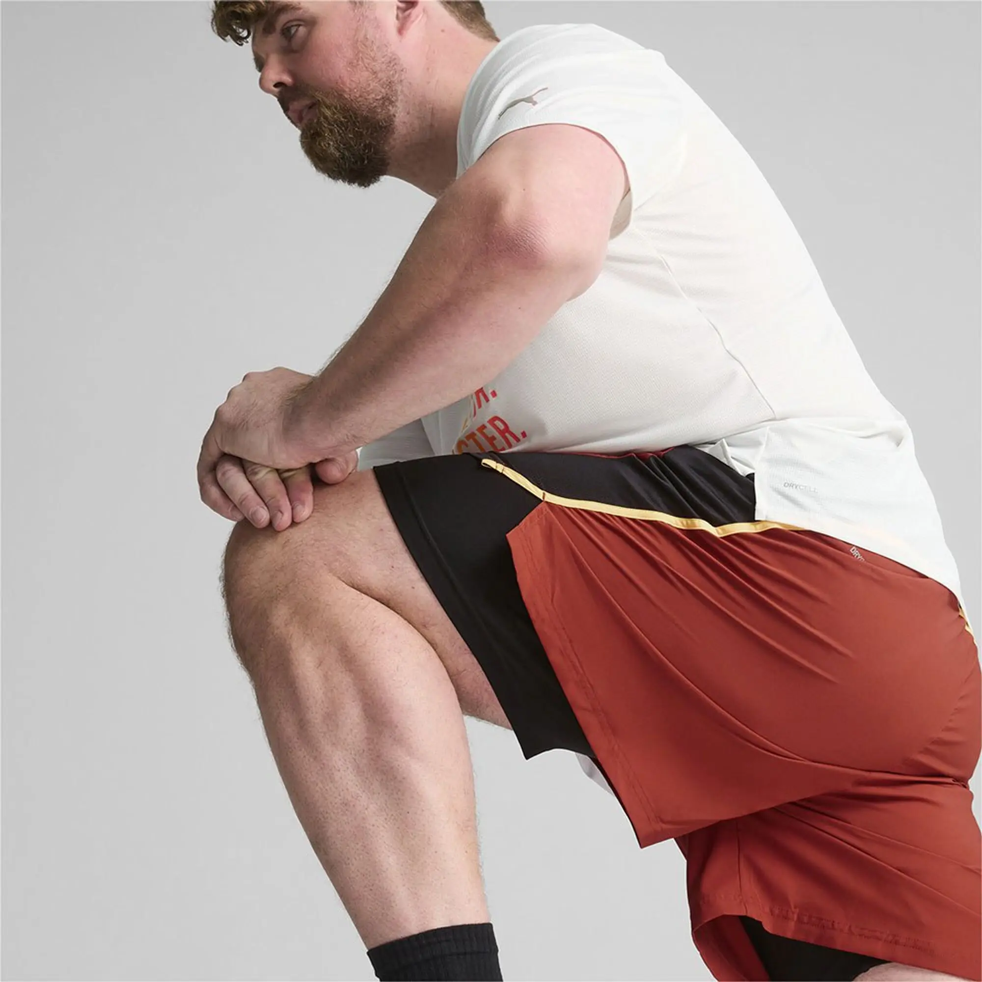 Puma RUN Fav Velocity 2-in-1 Mens Shorts - Red