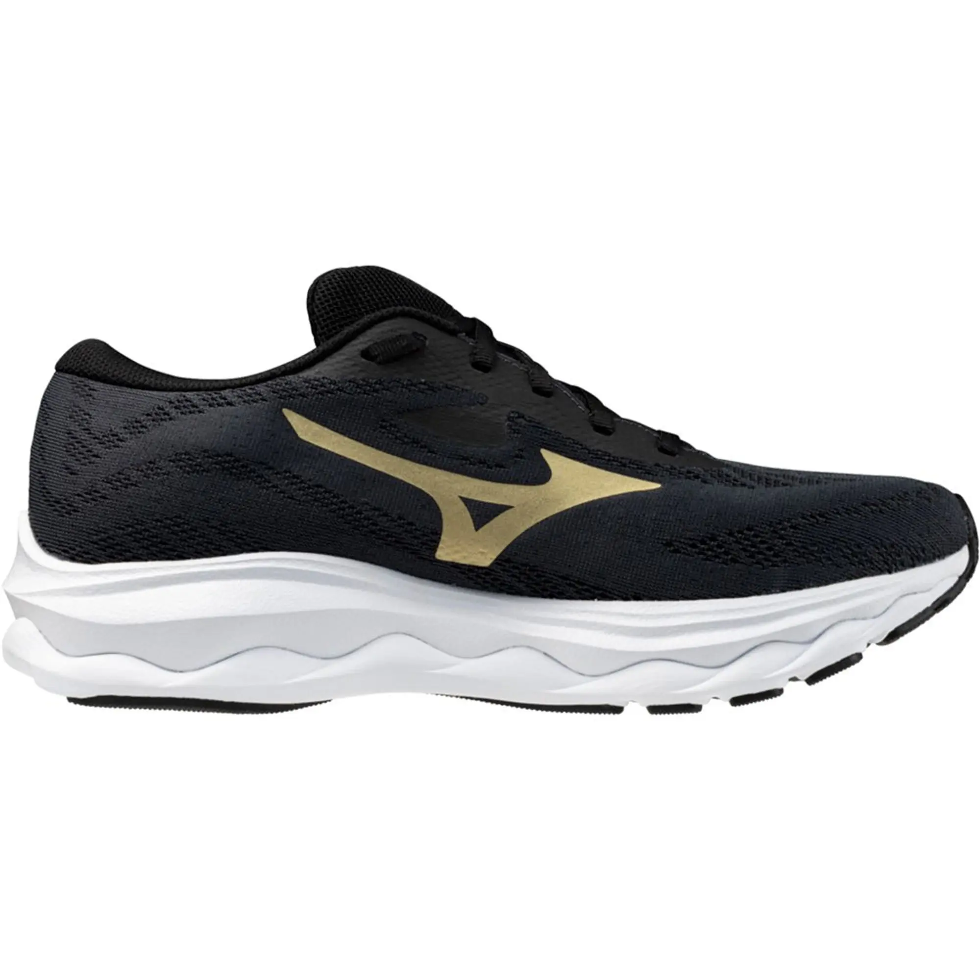 Mizuno Wave Serene Neutral Running Shoe Men - Black, Gold