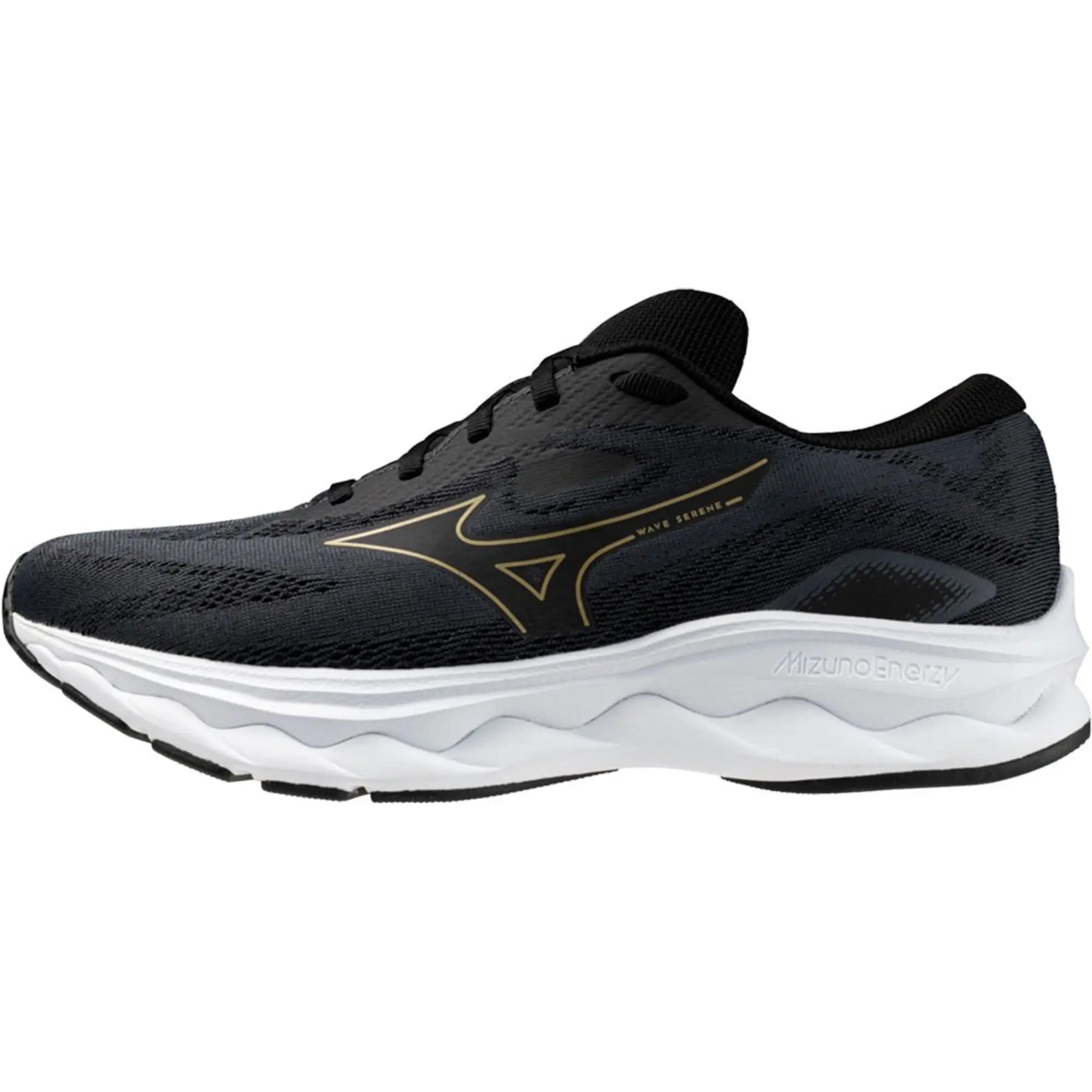Mizuno Wave Serene Neutral Running Shoe Men - Black, Gold