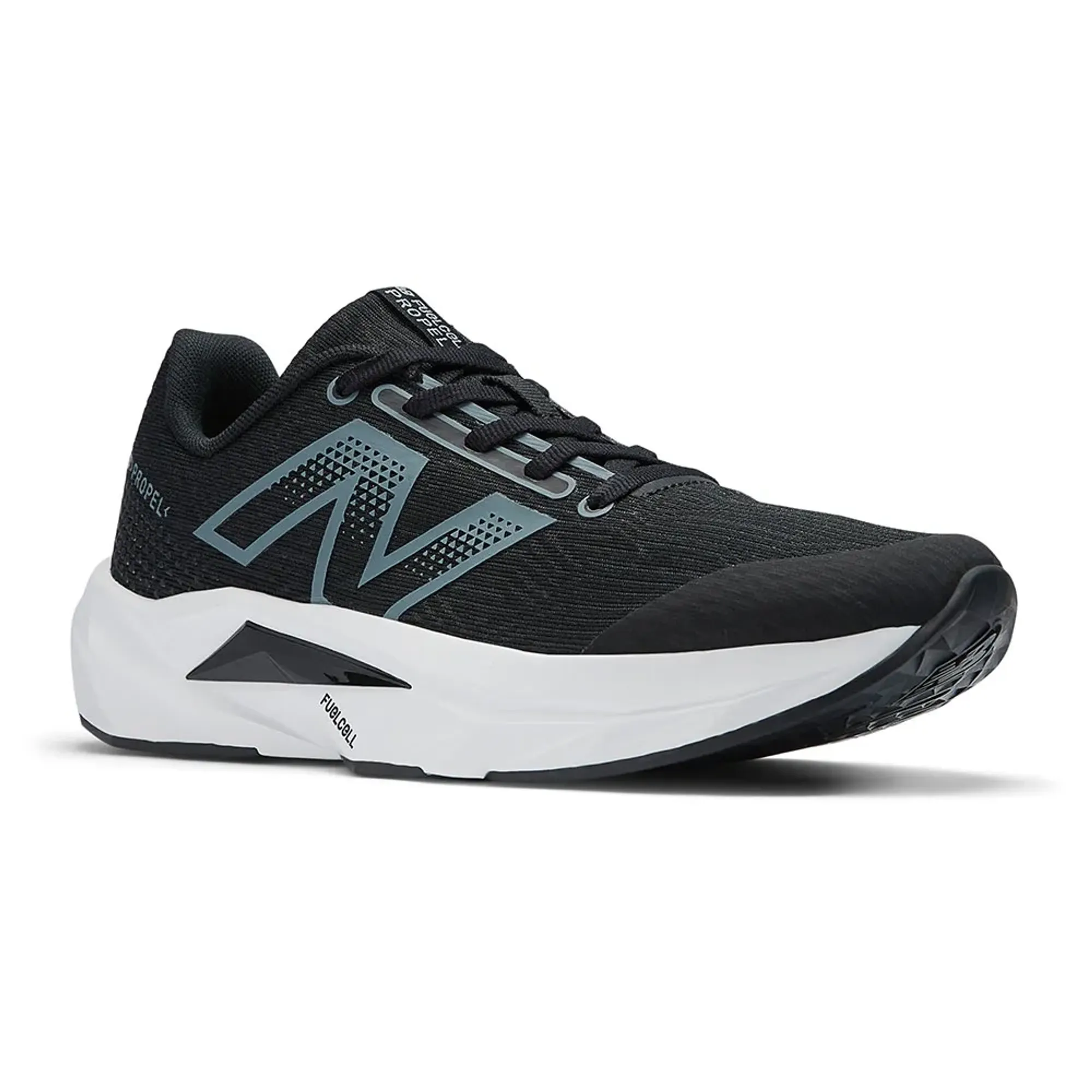 New Balance Kids' FuelCell Propel v5 in Black/Grey Synthetic