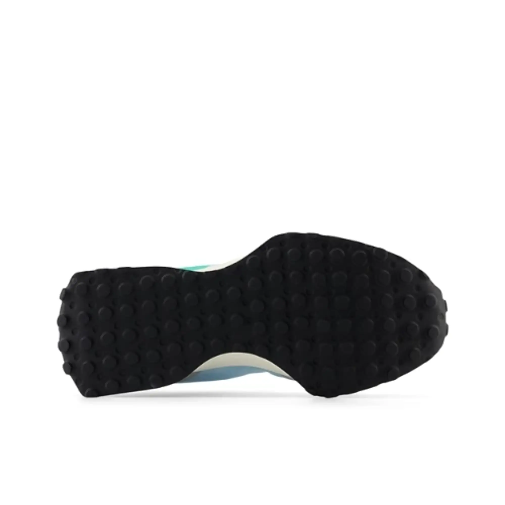 New Balance Kids' 327 in Grey/Green Synthetic