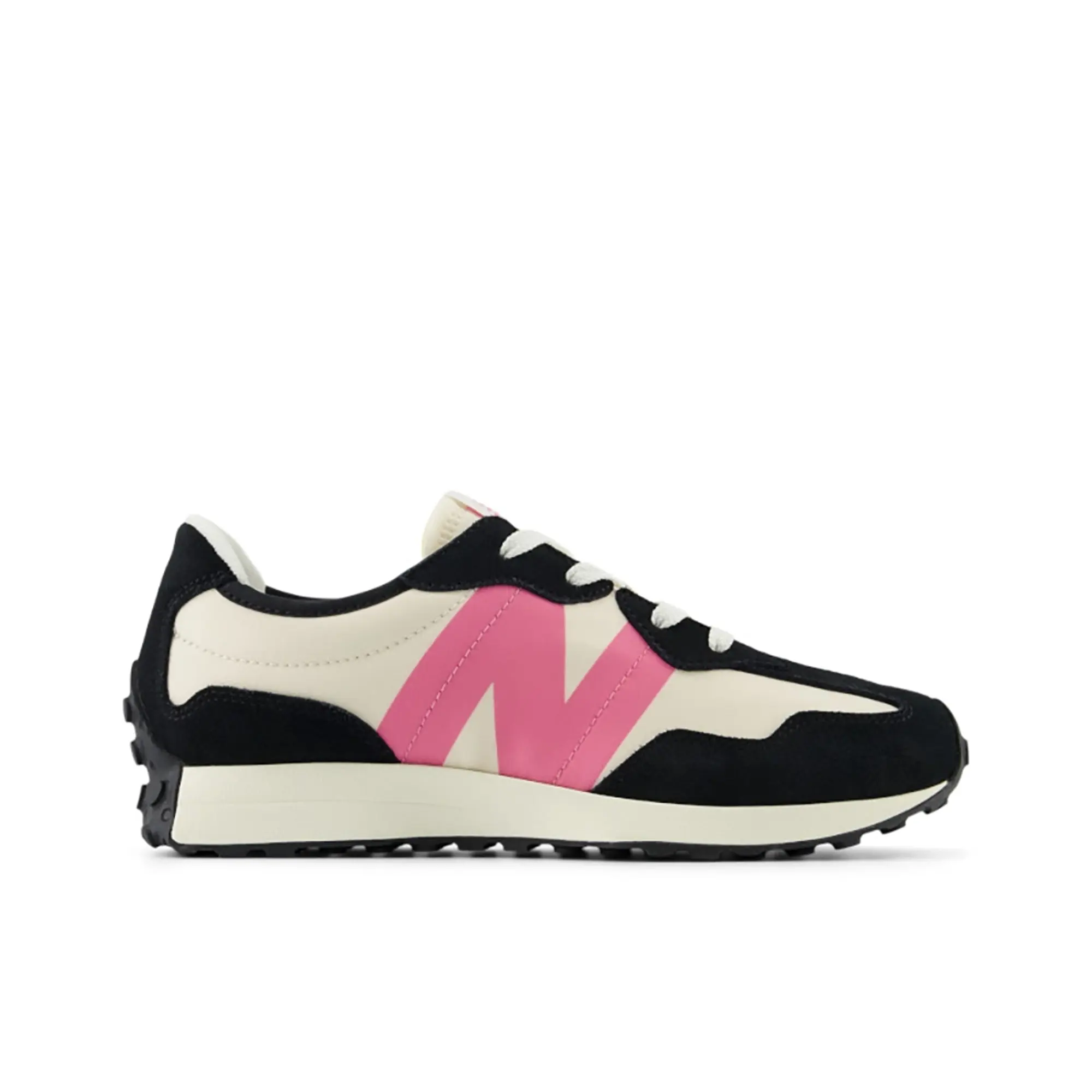 New Balance Junior 327 Trainer - Black - Size 5 - Black