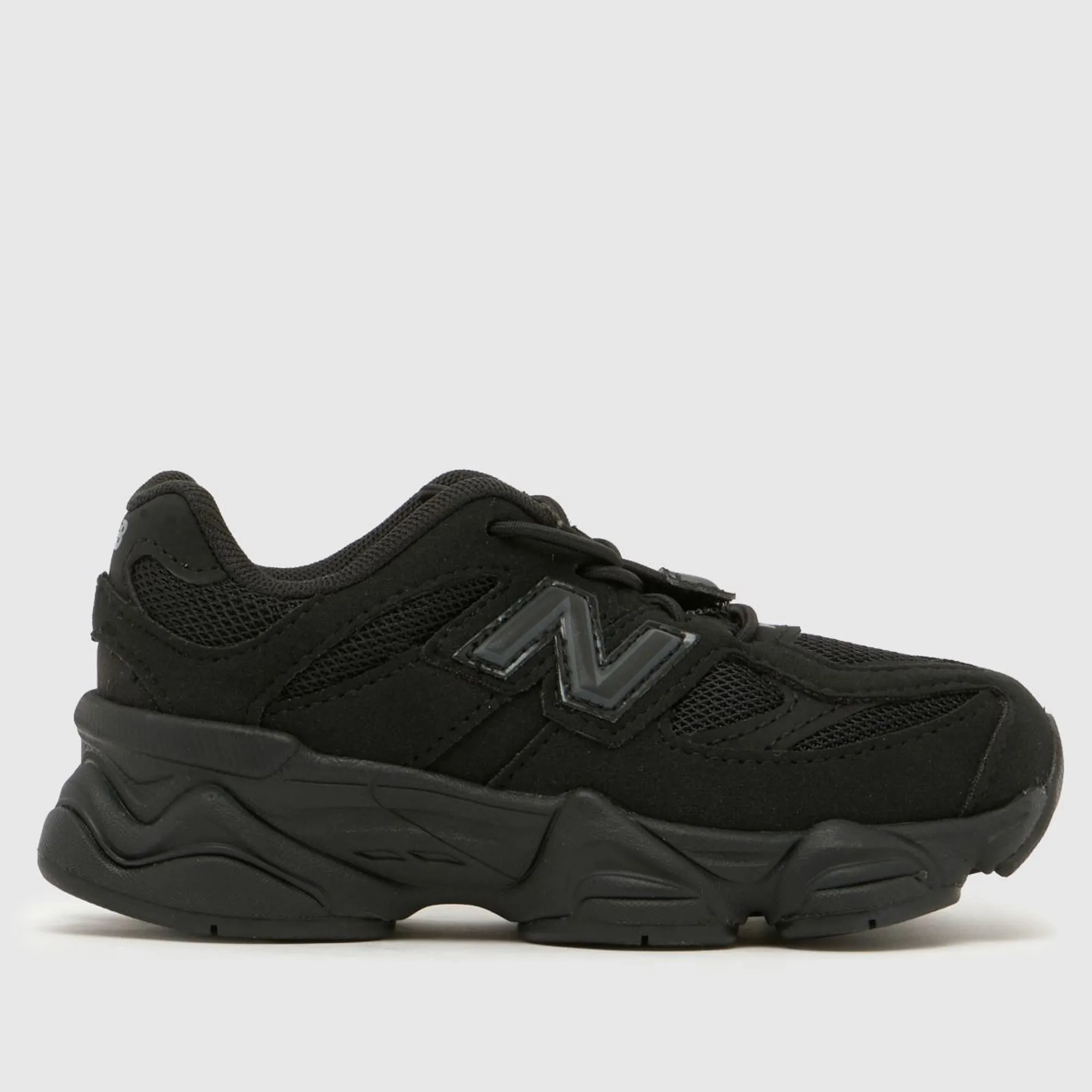 New Balance Infants' 9060 in Black Synthetic