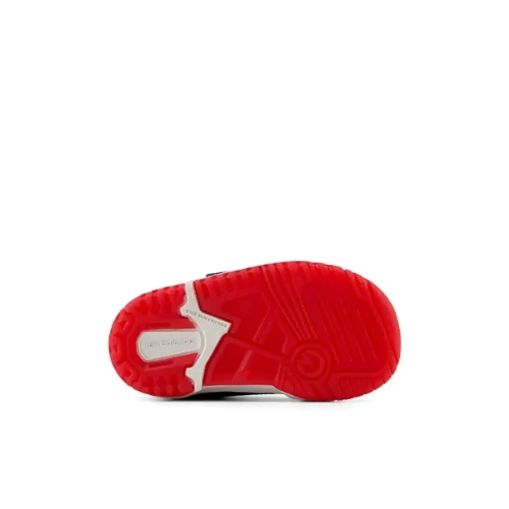 New Balance Infants' 550 HOOK & LOOP in Black/Red Synthetic