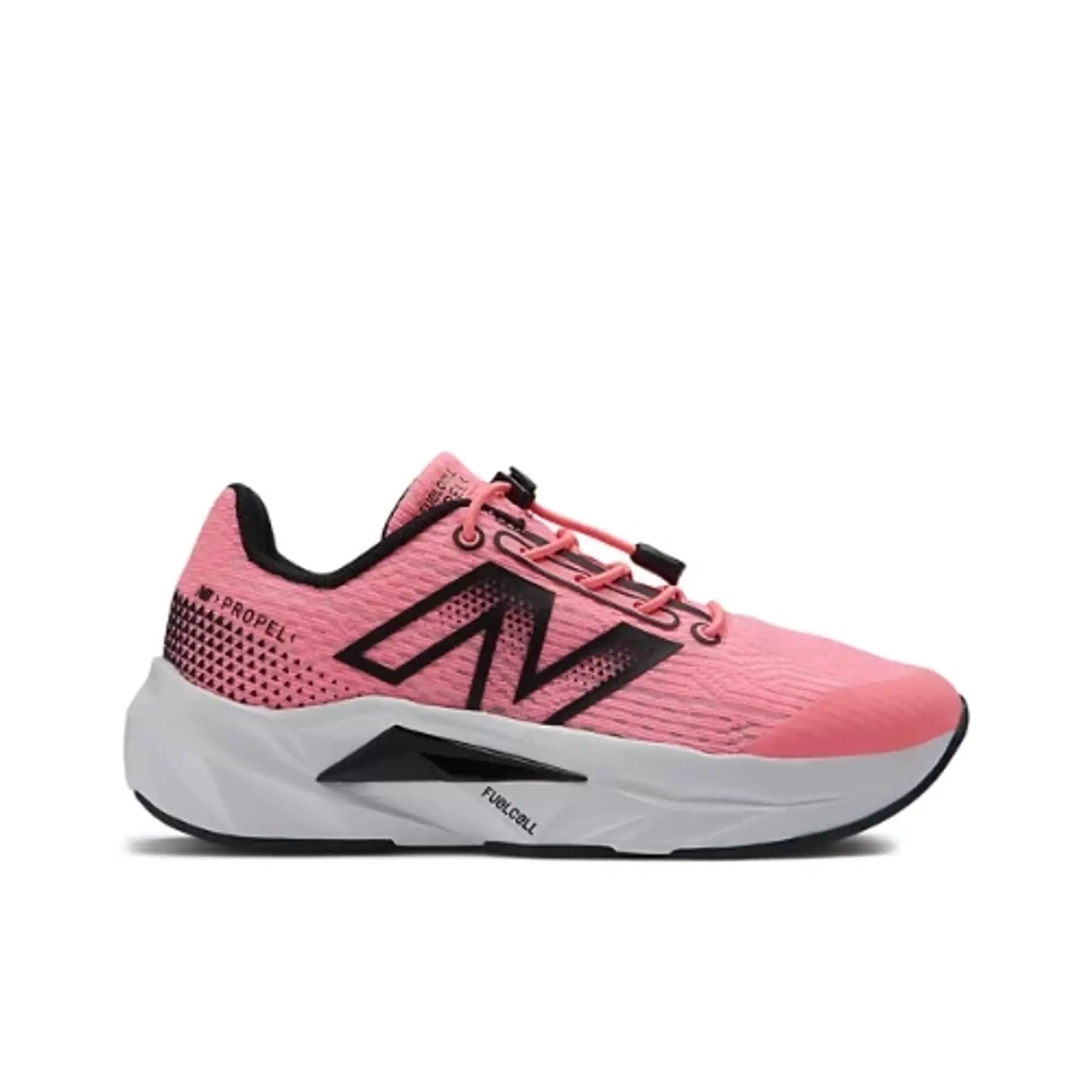 New Balance Kids' Bungee FuelCell Propel v5 in Pink/Black Synthetic