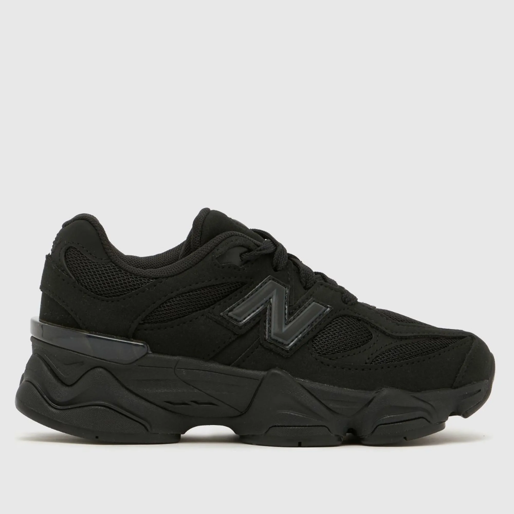 New Balance Kids' 9060 in Black Synthetic