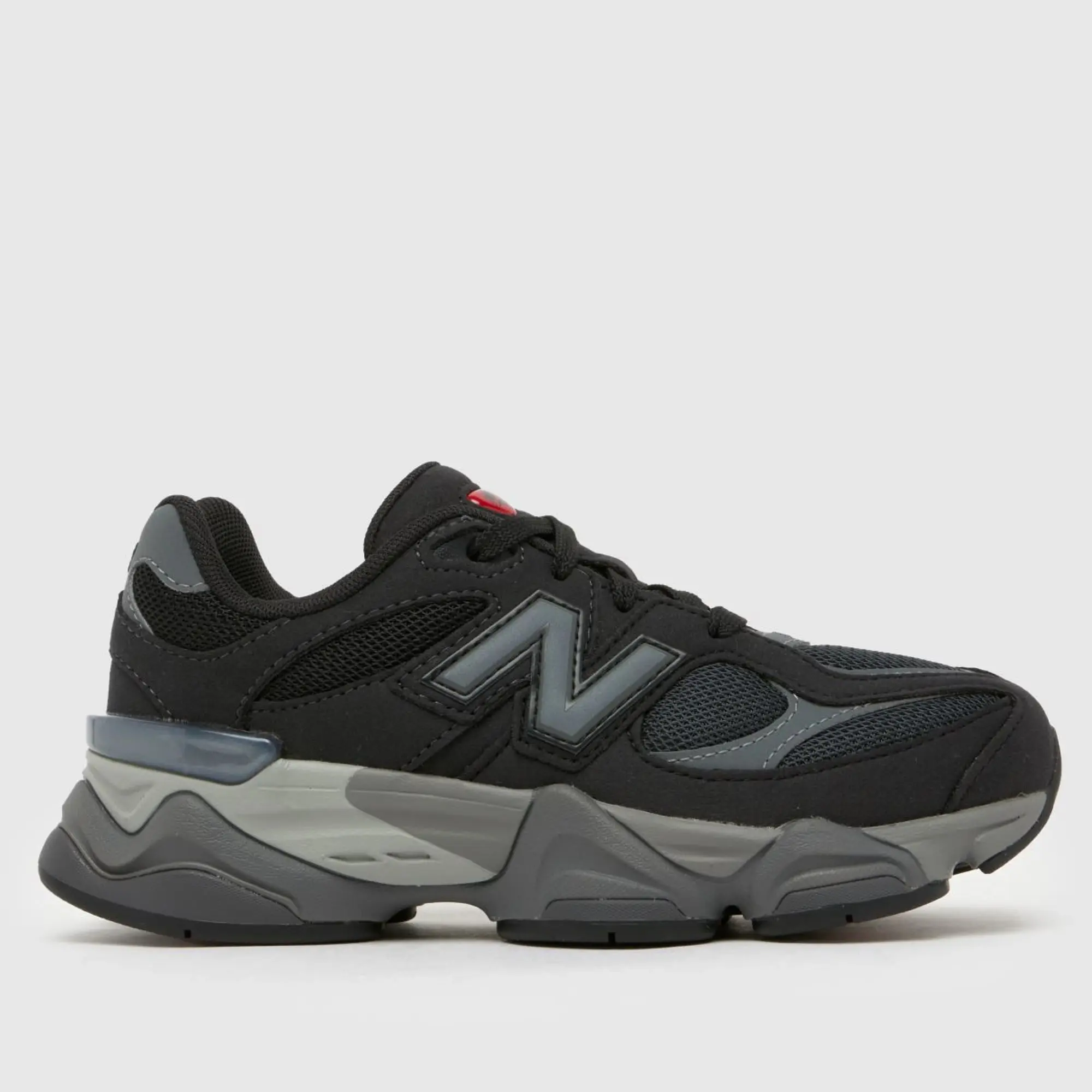 New Balance black & grey 9060 Junior trainers