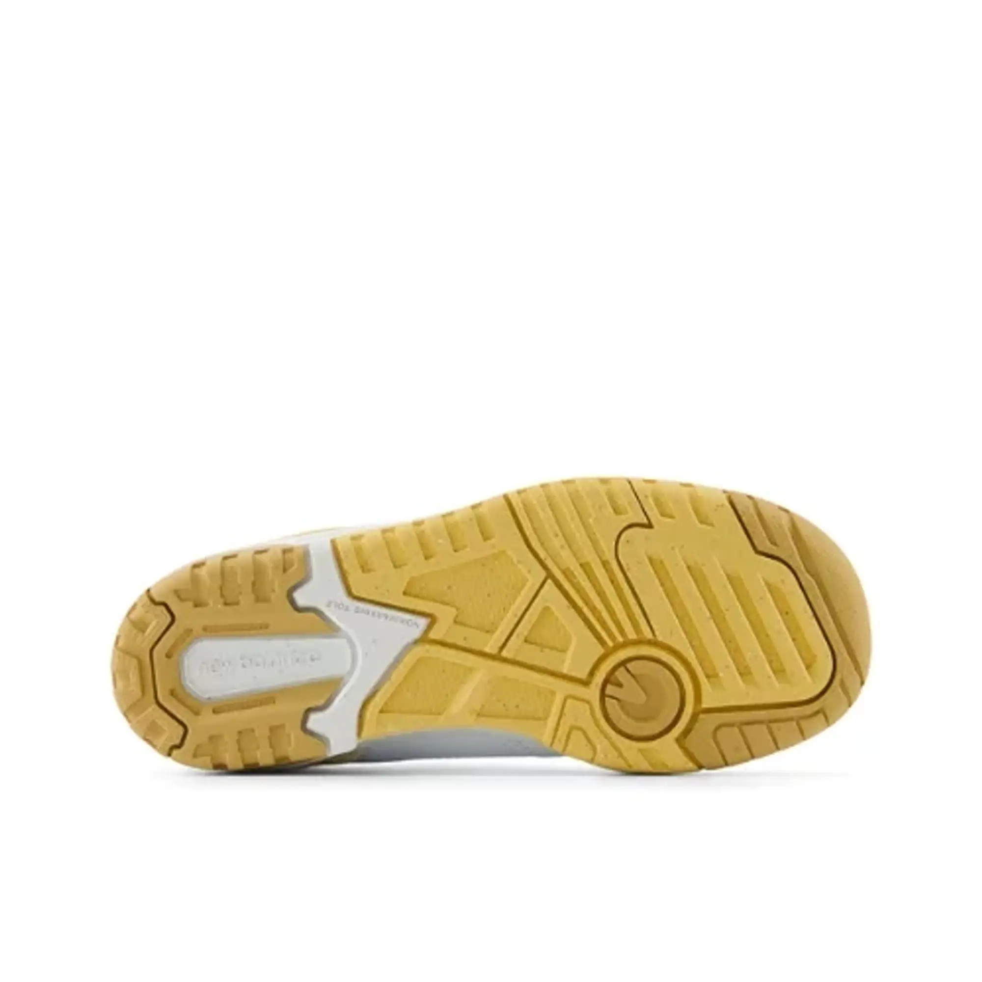 New Balance Kids' 550 in White/Orange Synthetic