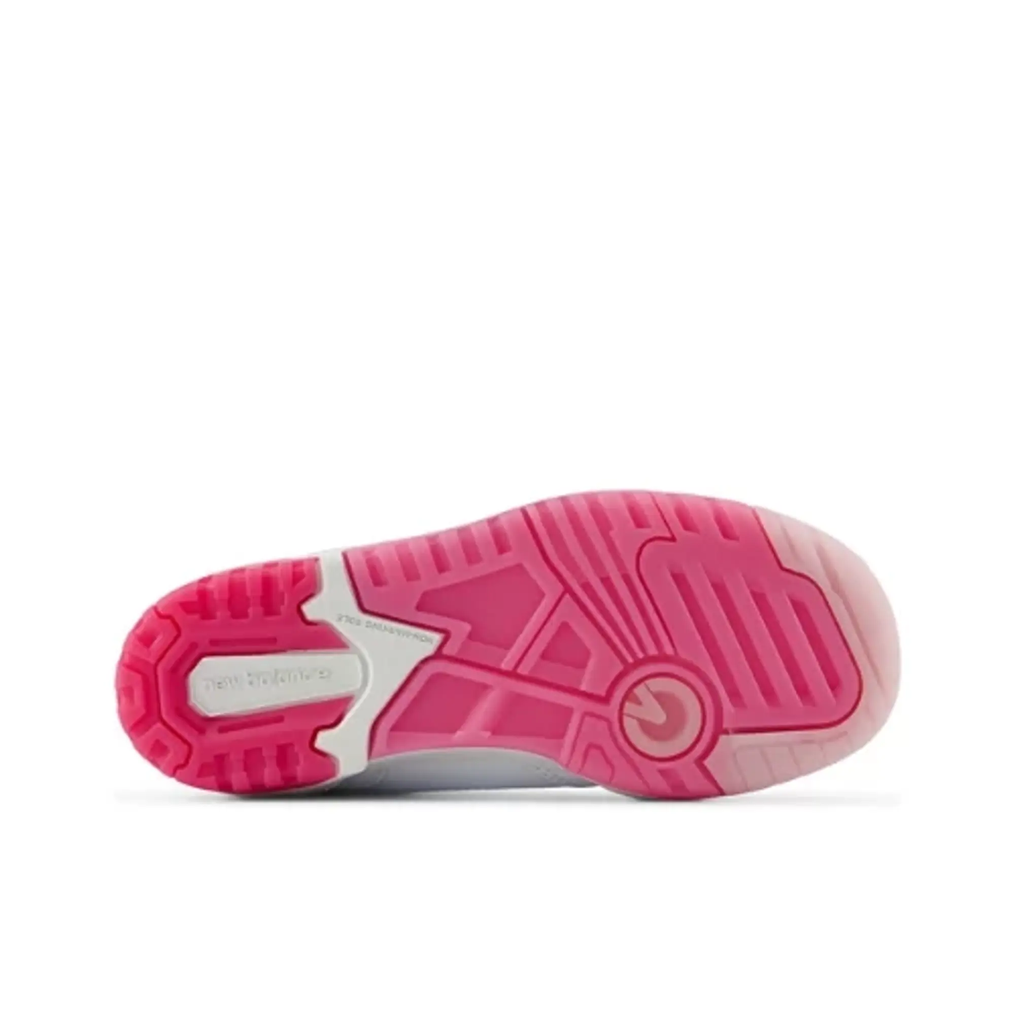 New Balance Kids' 550 in White/Pink Synthetic