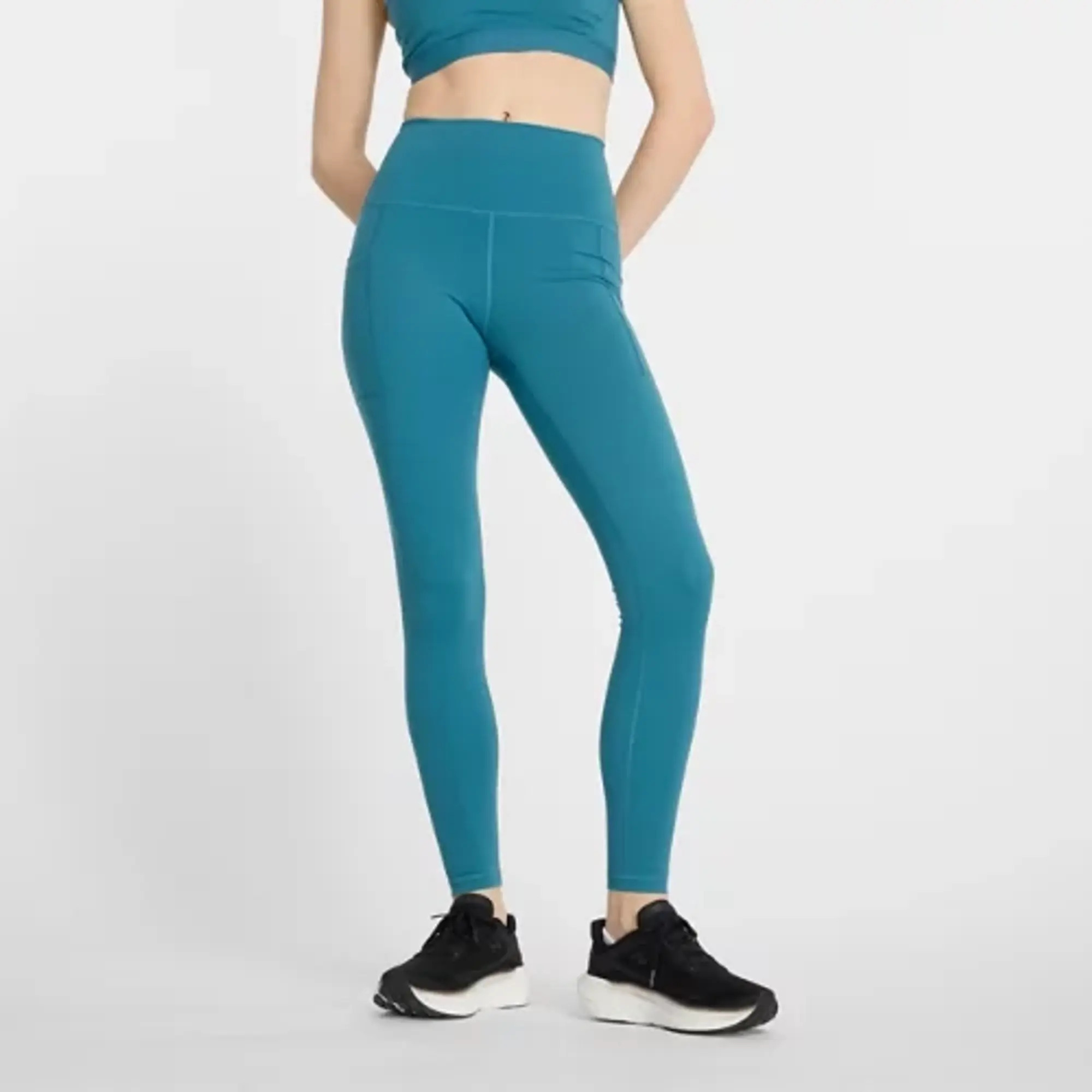 New Balance Sleek Pocket High Rise Legging Terrarium Xs