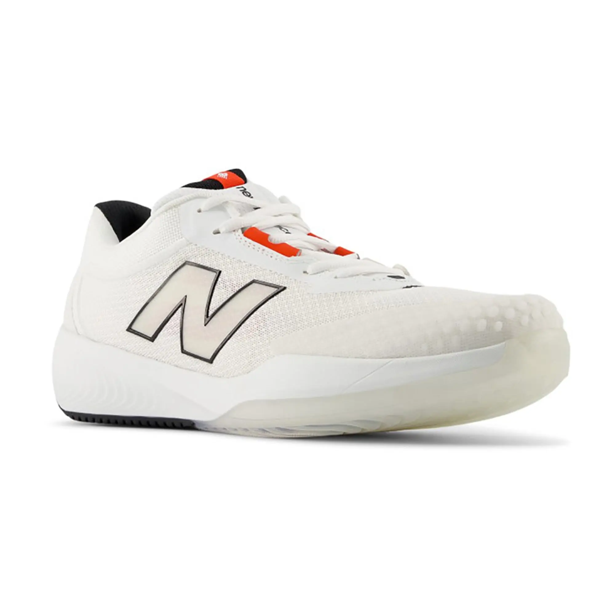 New Balance Men's FuelCell 996v6 in White/Black/Red Synthetic